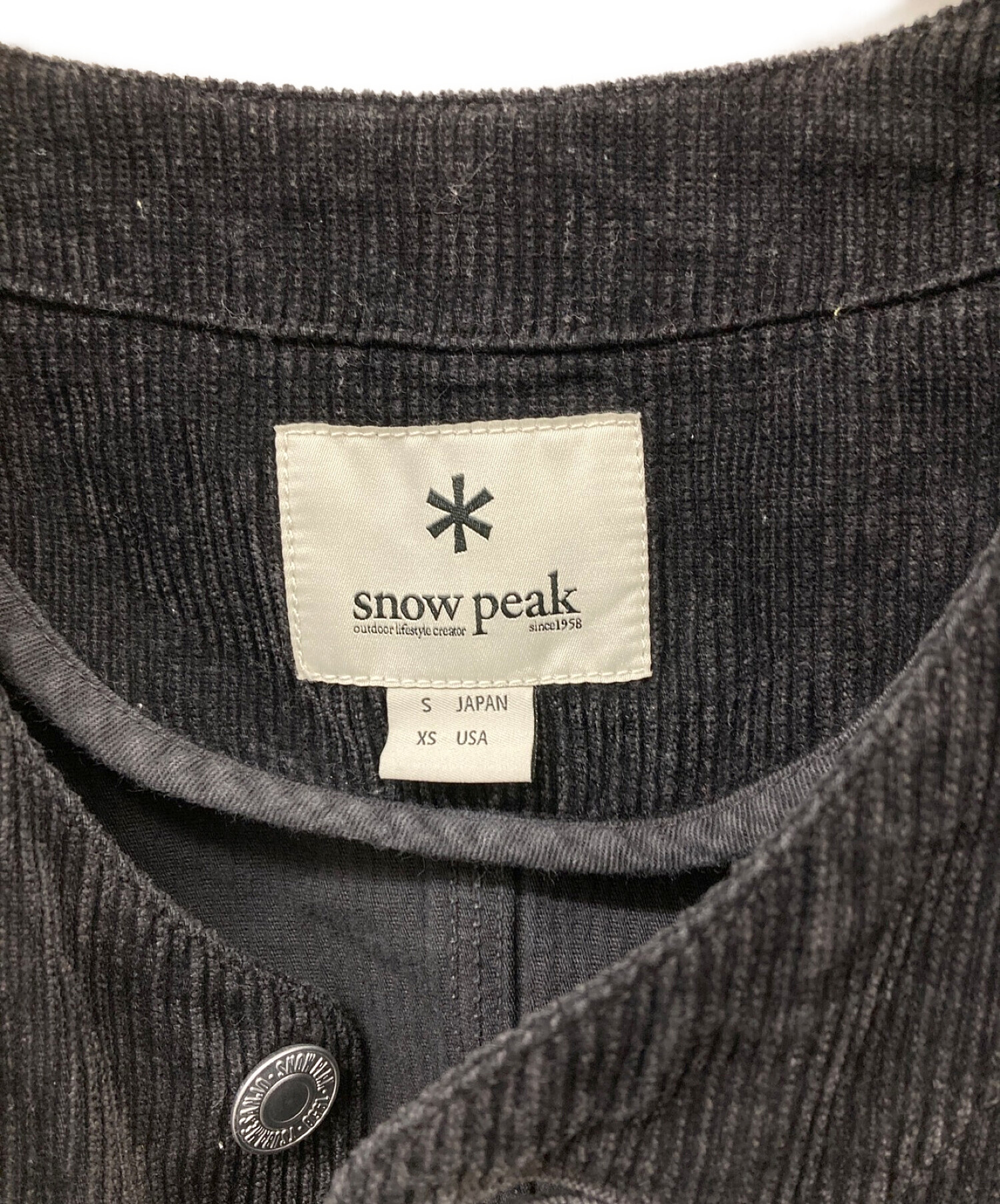 中古・古着通販】snow peak (スノーピーク) Linen Corduroy Jacket