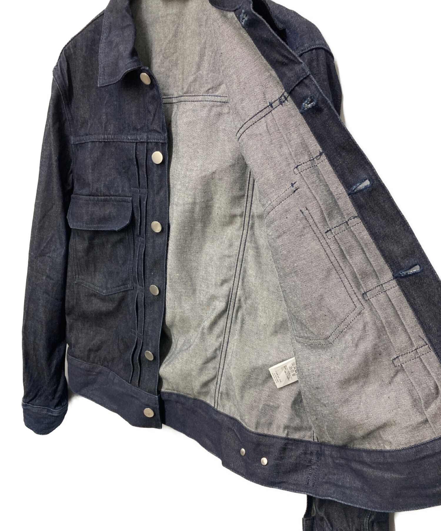 Name. (ネーム) 2NDタイプデニムジャケット　22SS 2ND TYPE DENIM G-JACKET インディゴ サイズ:1