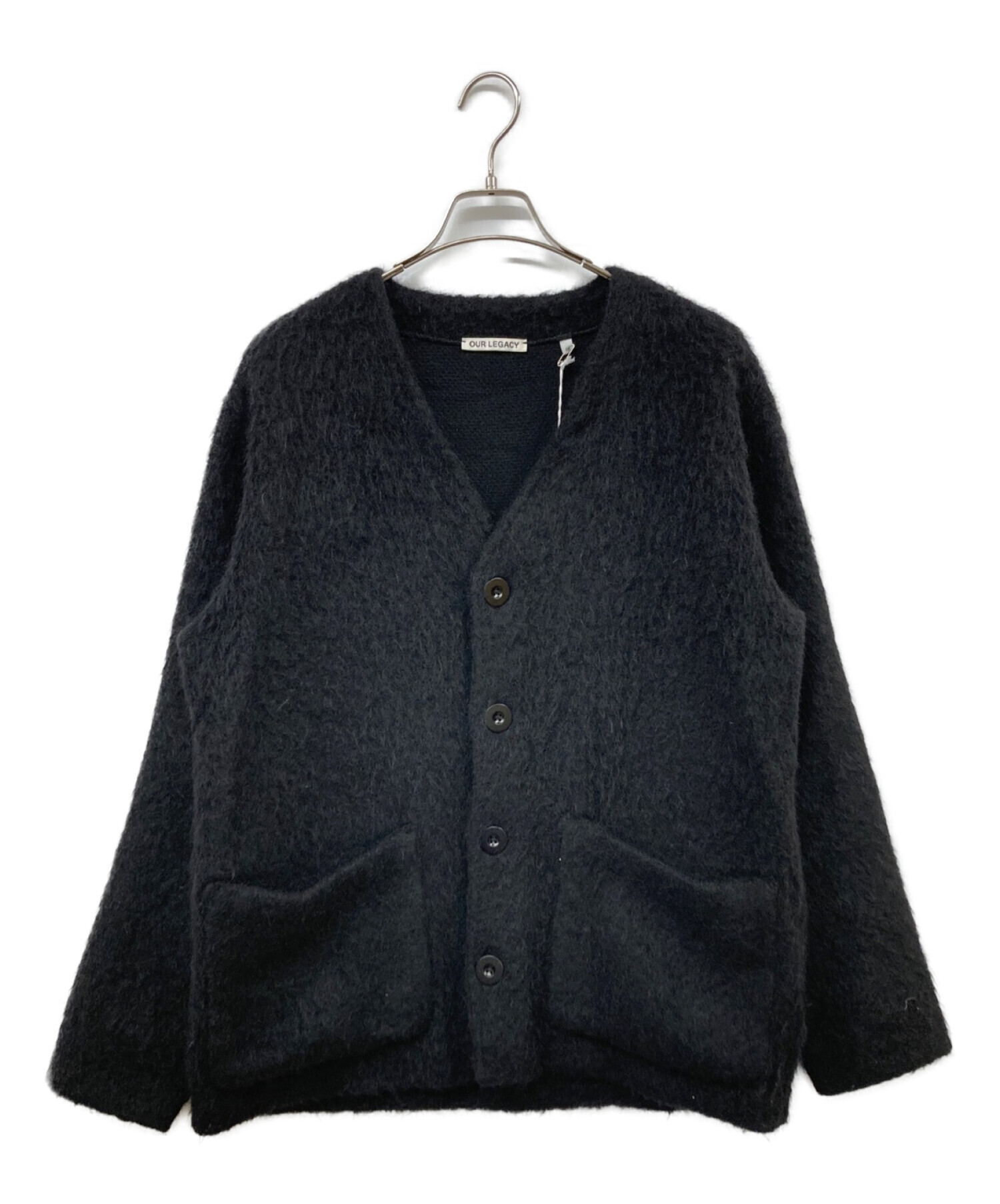 中古・古着通販】OUR LEGACY (アワーレガシー) CARDIGAN BLACK MOHAIR