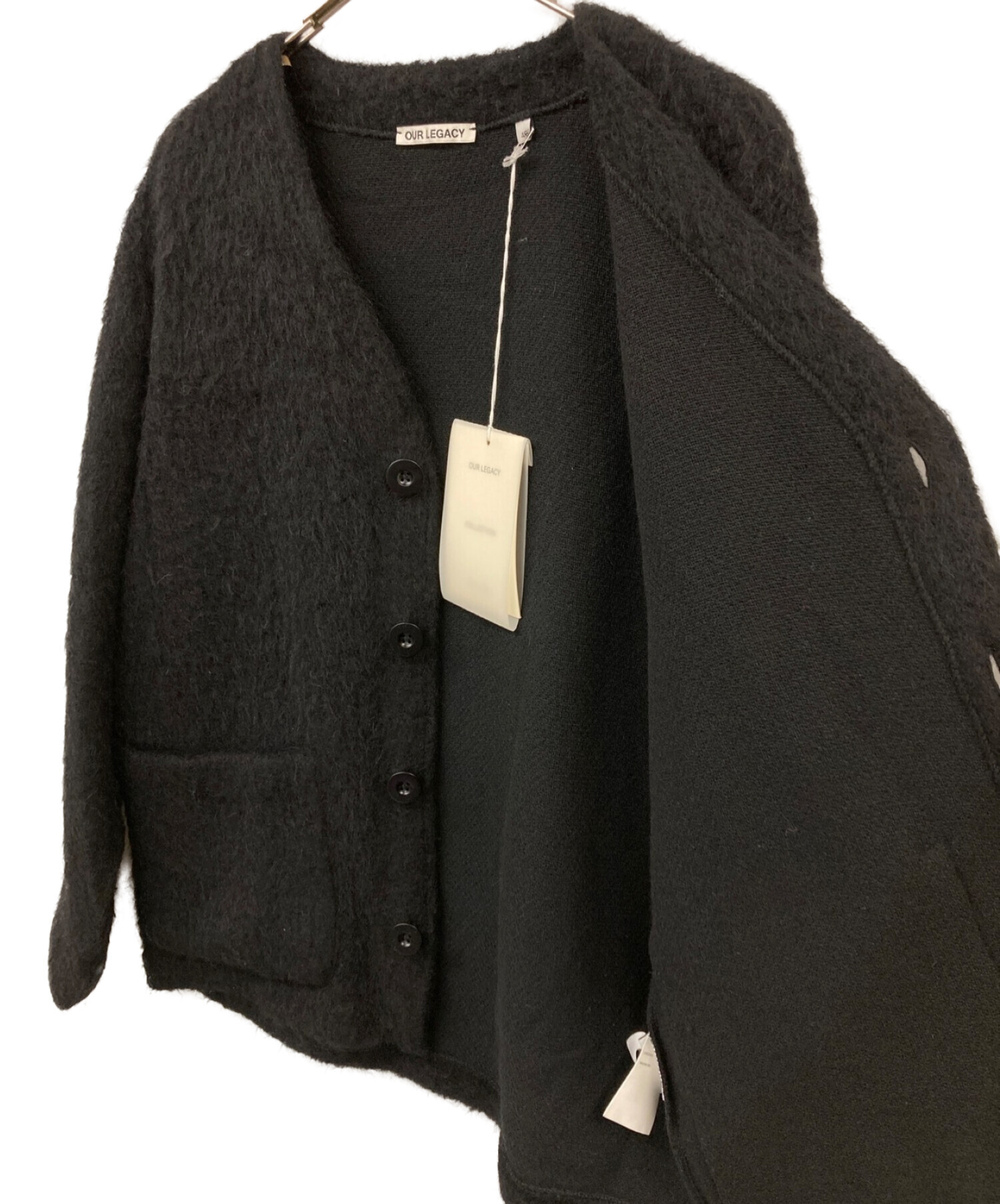 中古・古着通販】OUR LEGACY (アワーレガシー) CARDIGAN BLACK MOHAIR