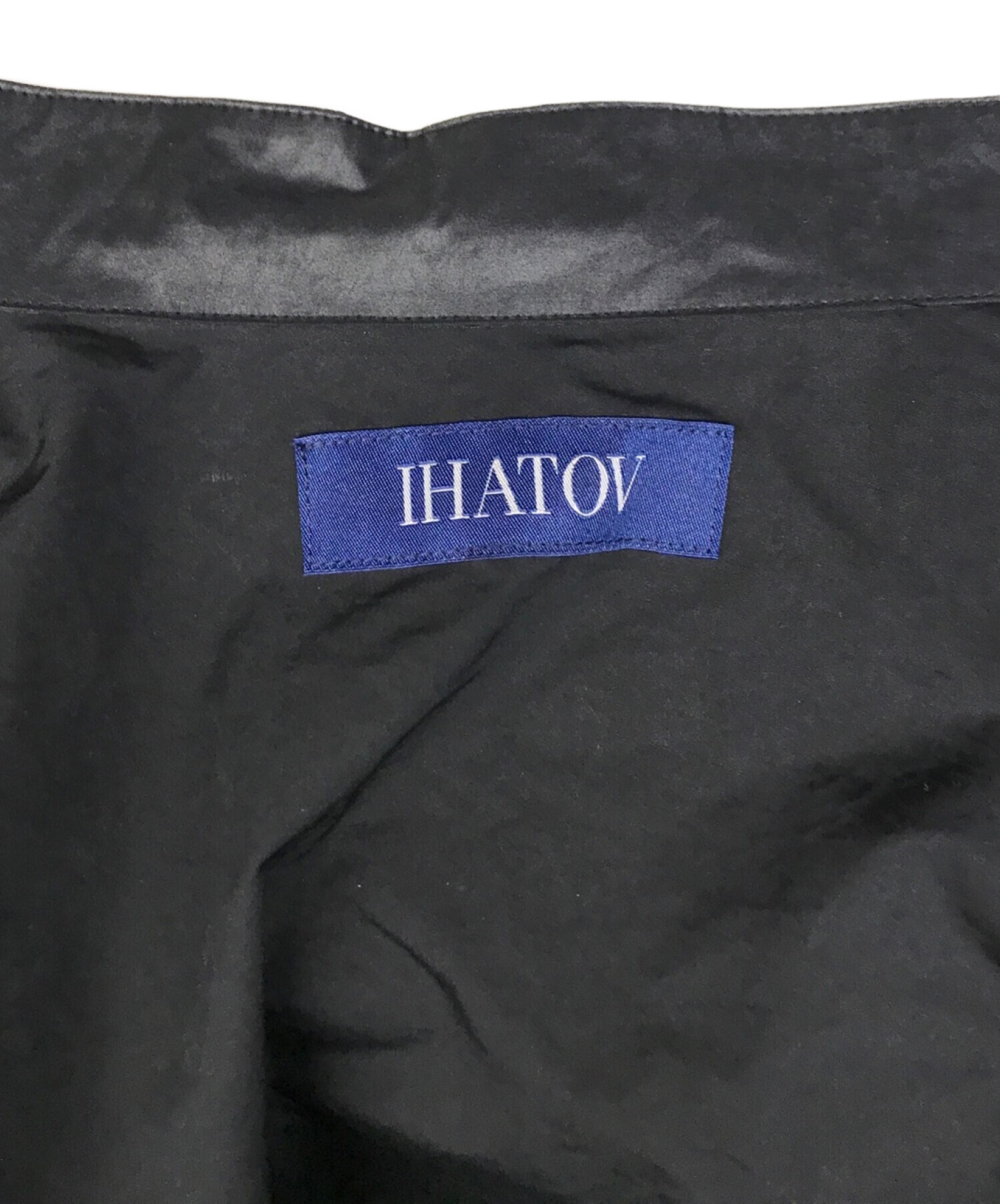 IHATOV (イーハトーブ) スタンドカラージャケット ブラック サイズ:S 未使用品
