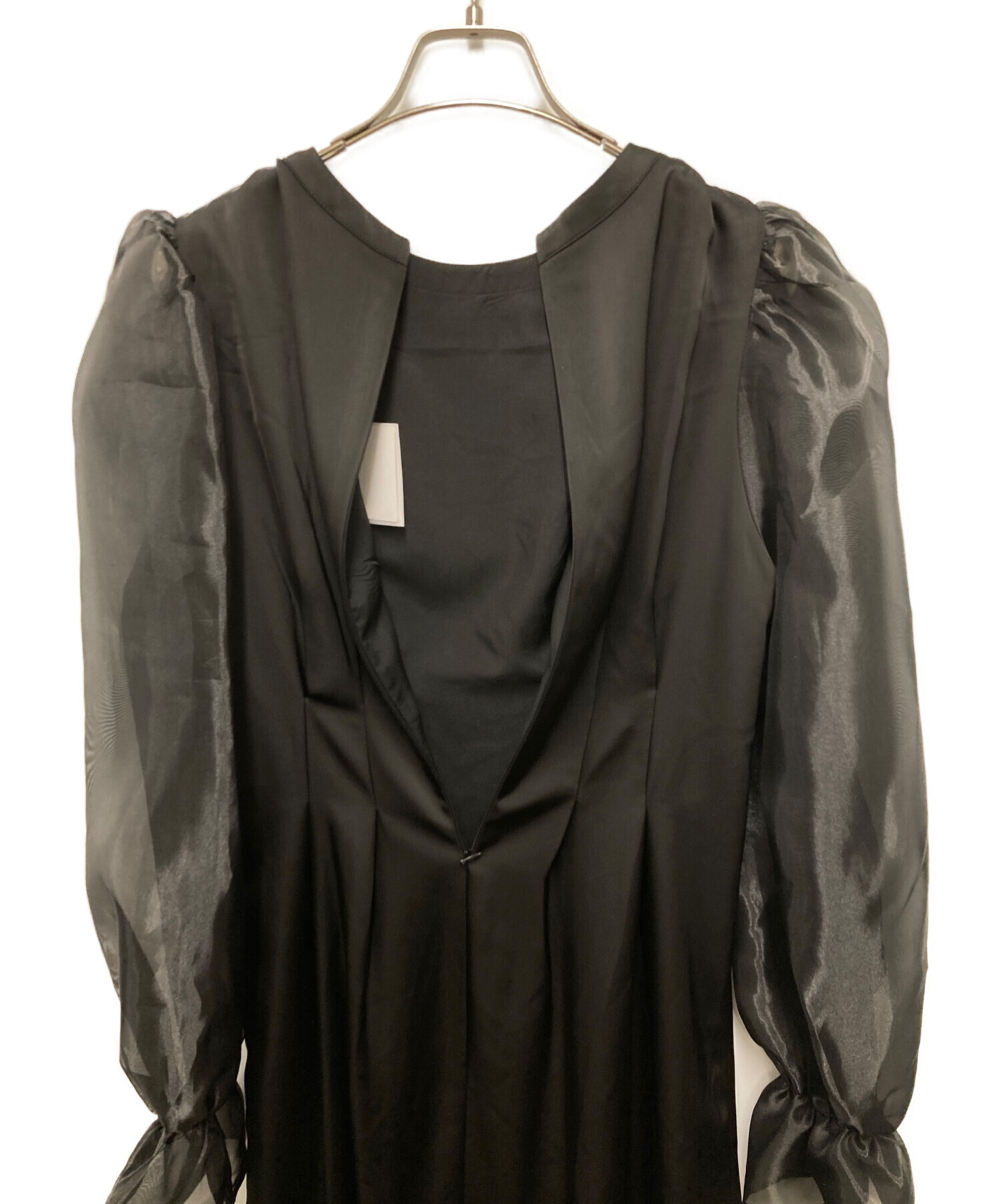 AMAIL (アマイル) Mature bon sleeve dress ワンピース ブラック サイズ:F 未使用品