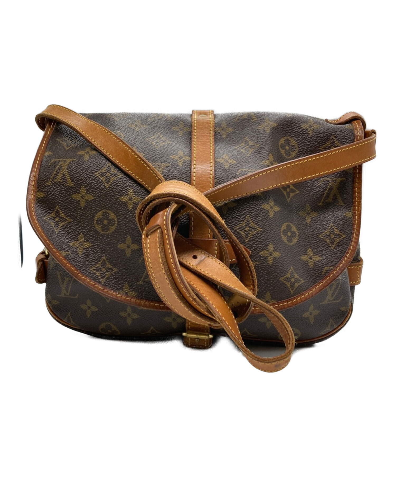 LOUIS VUITTON (ルイ ヴィトン) ソミュール30ショルダーバッグ ブラウン