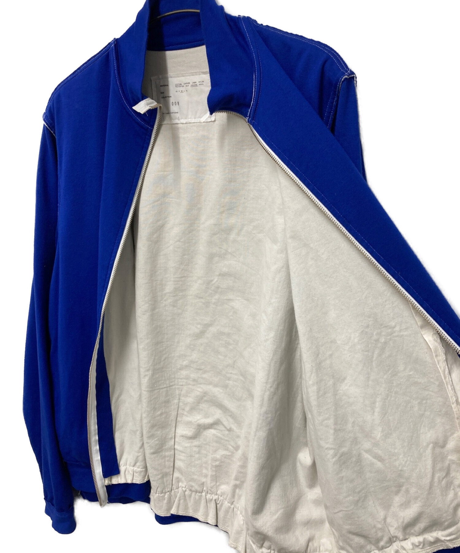 CAMIEL FORTGENS (カミエルフォートヘンス) track sweat jacket トラック スウェット ジャケット ブルー サイズ:Ｍ