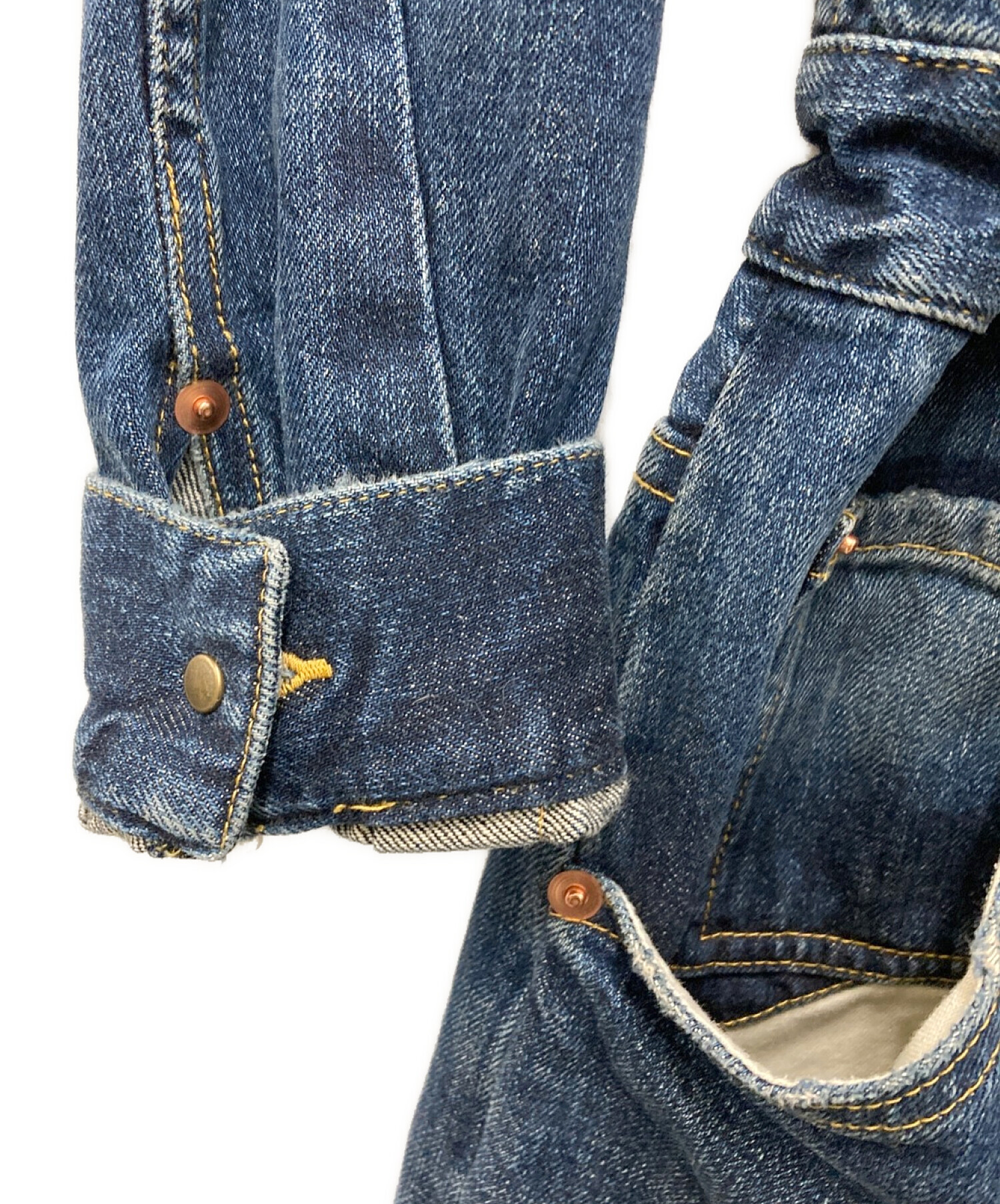 Needles (ニードルズ) 22SS H.D. All-in One / 12oz Denim ヒザデルデニムオールインワン ブルー サイズ:2