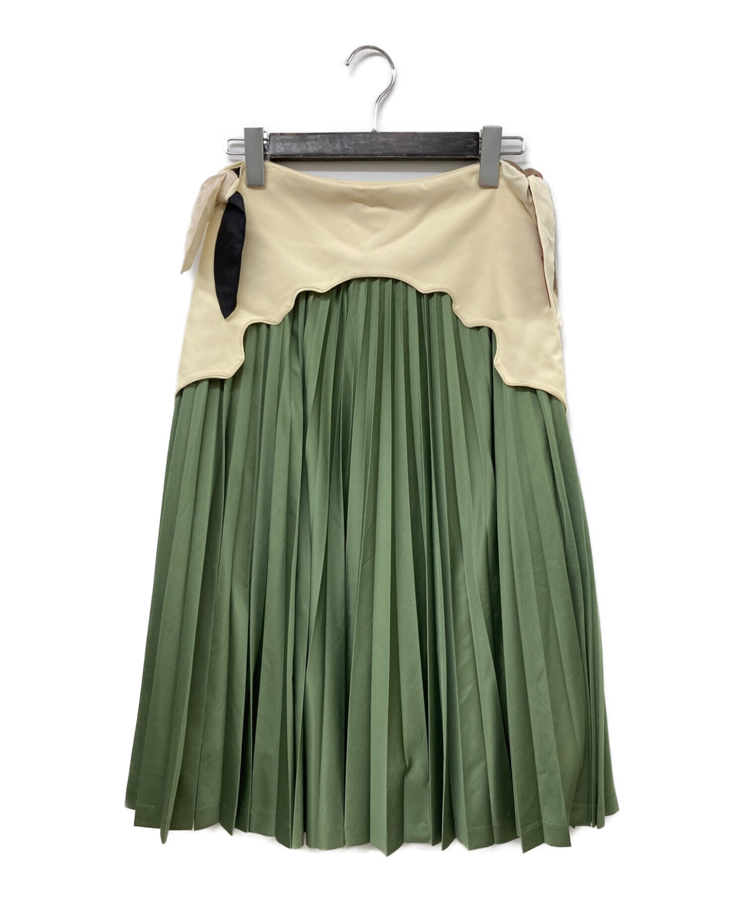 TOGA PULLA (トーガ プルラ) Rayon twill western skirt レーヨンツイルウエスタンスカート ベージュ サイズ:34