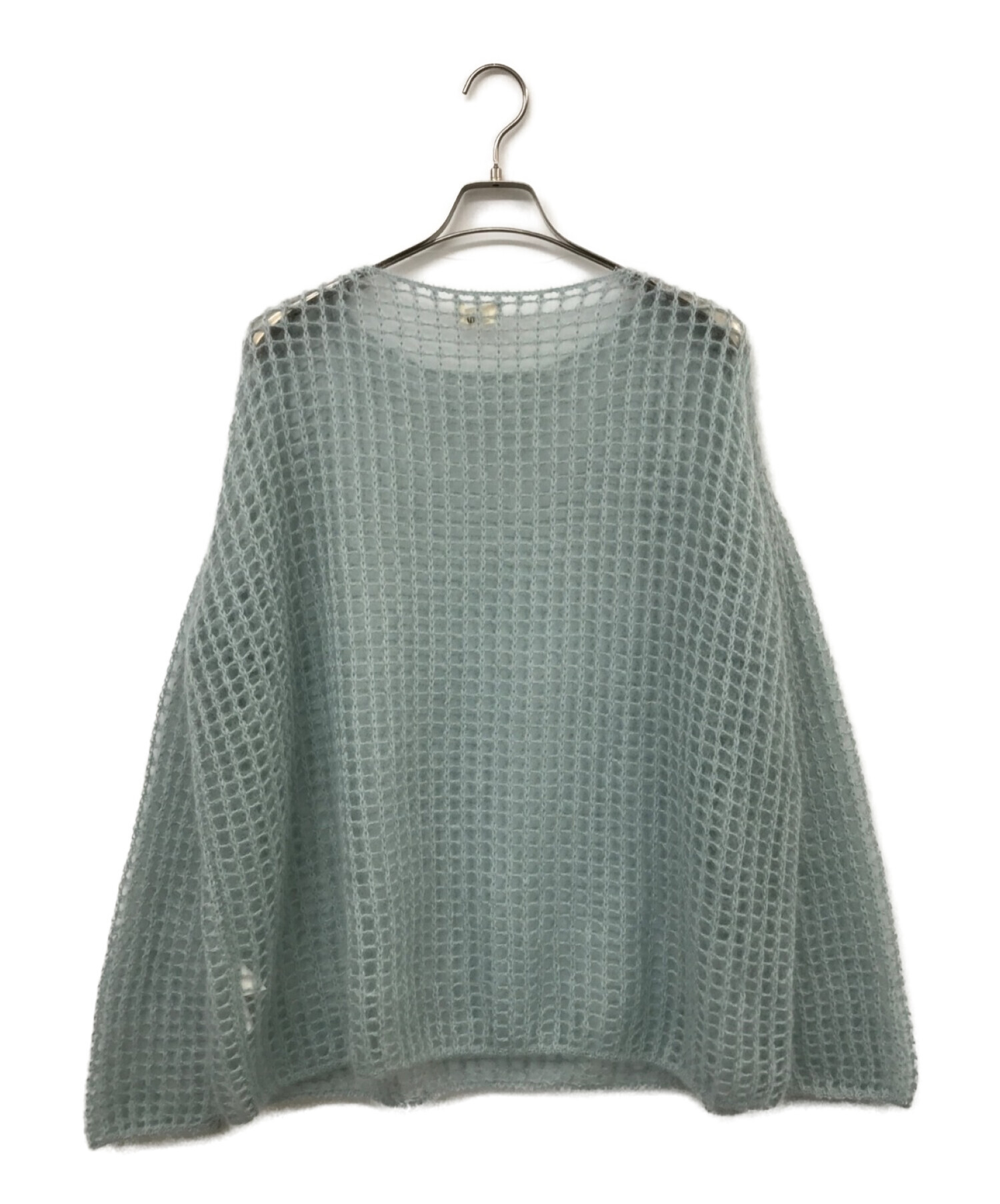 Uhr (ウーア) 22AW Mohair Pull-over Loose Knit ブルー サイズ:Ｆｒｅｅ