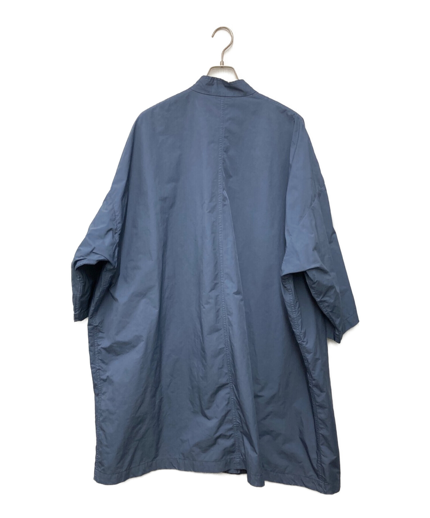 R&D.M.Co-OLDMAN'S TAILOR (オールドマンズテイラー) GARMENT DYE OVER SIZE COAT  ガーメントダイオーバーサイズコート ブルー サイズ:無