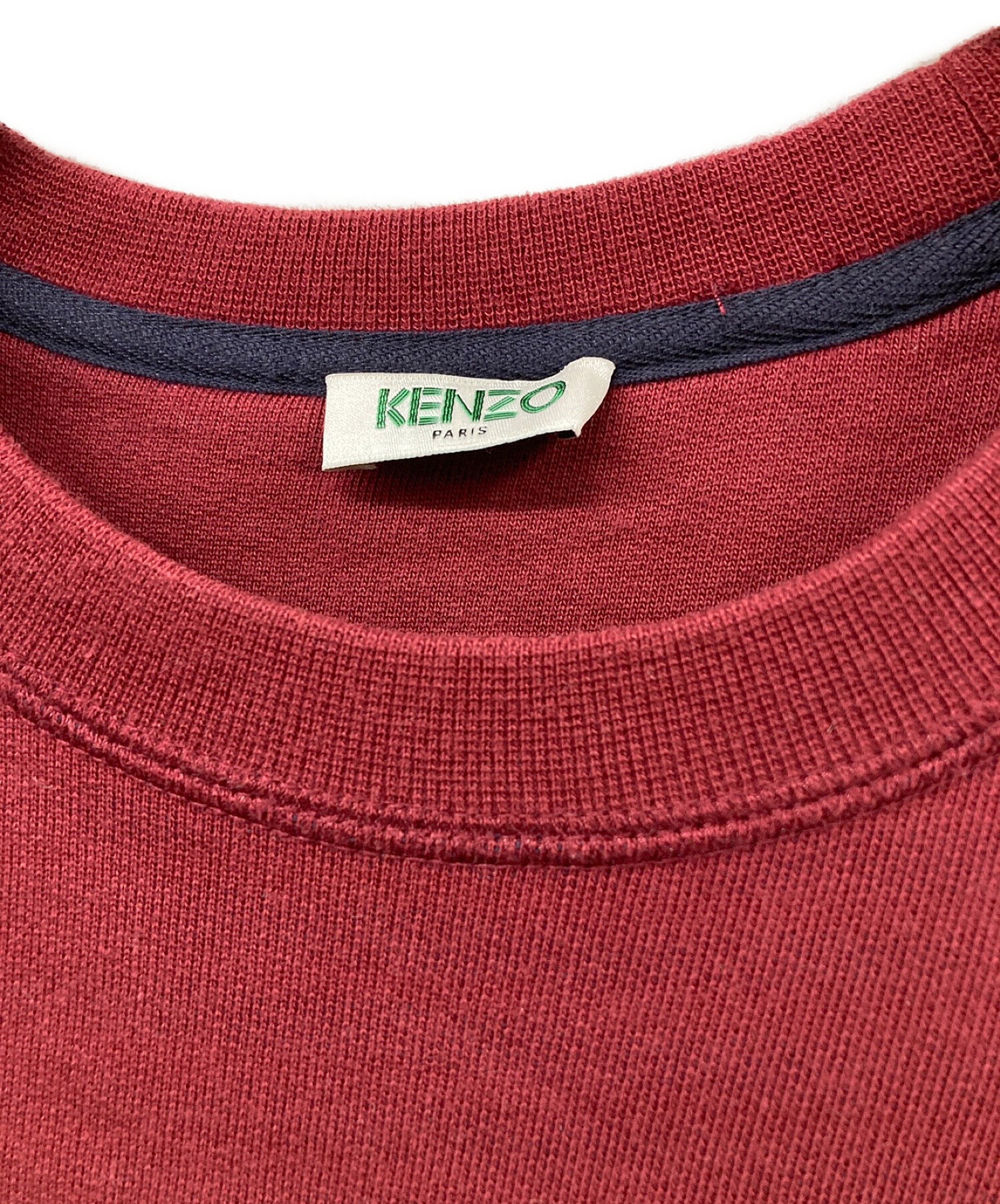 中古・古着通販】KENZO (ケンゾー) タイガー刺繍スウェット レッド