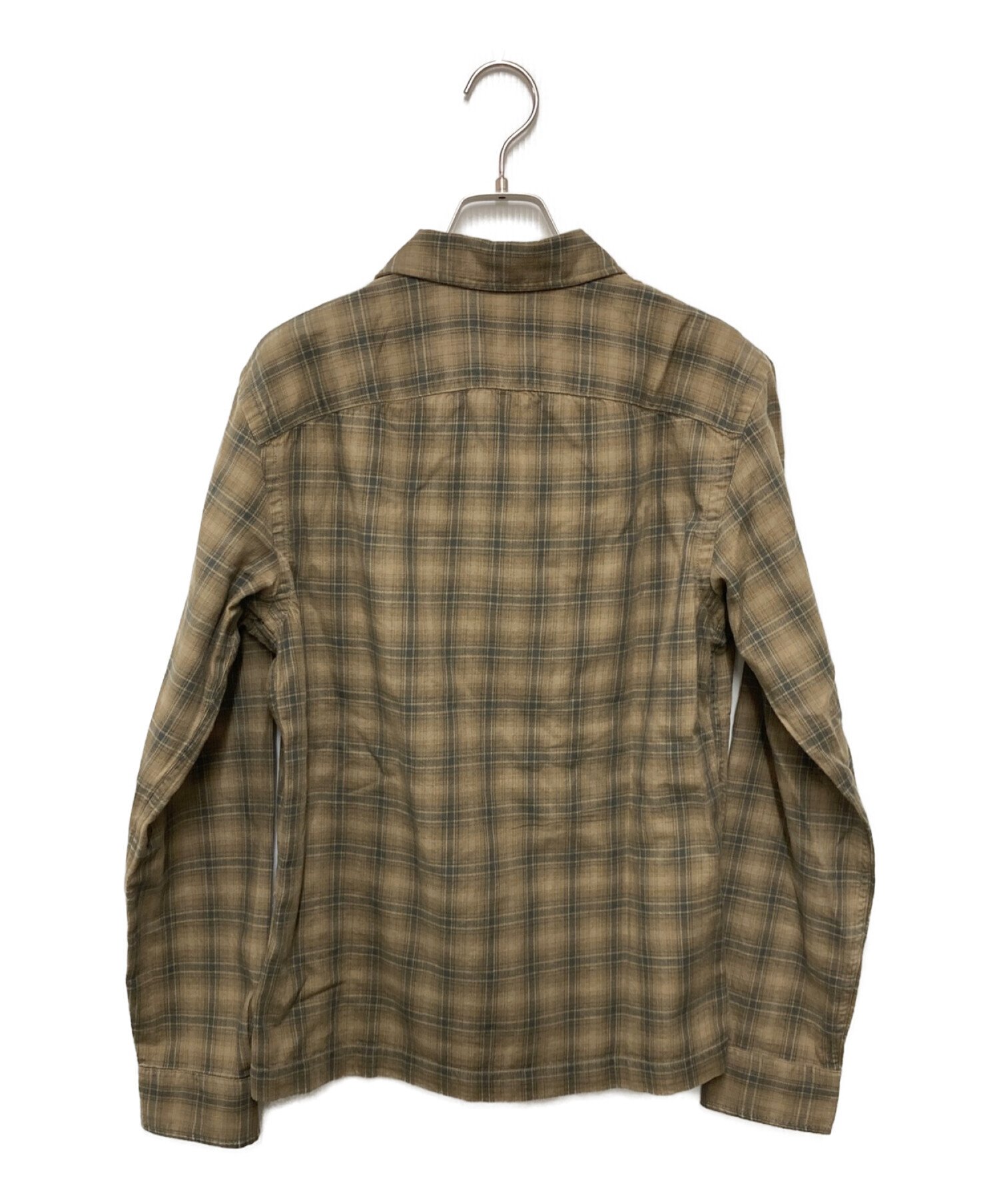 RRL (ダブルアールエル) ポケットチェックシャツ ブラウン サイズ:ＸＳ