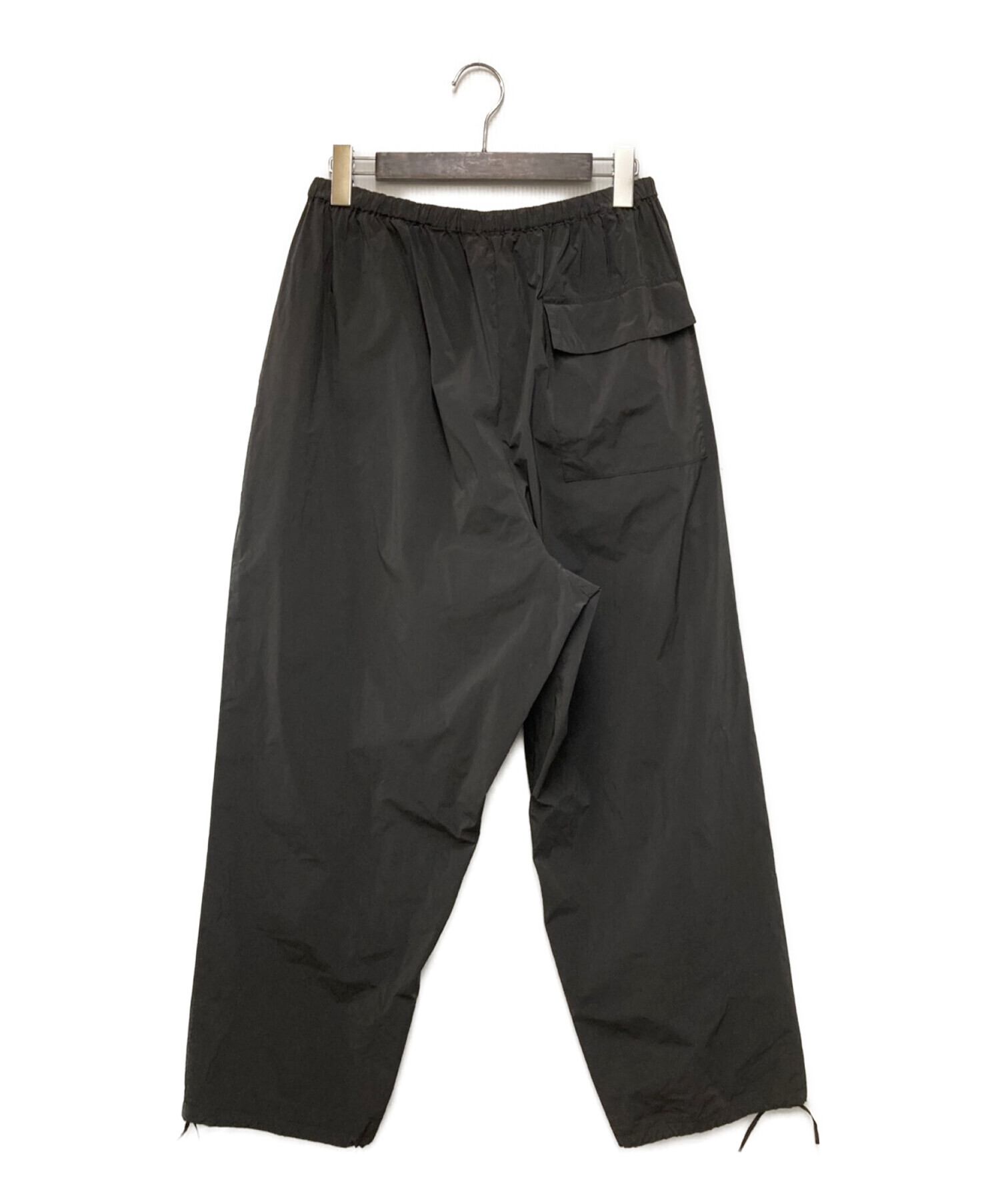 ATON (エイトン) NATURAL DYE AIR VENTILE OVER PANTS　オーバーパンツ ブラック サイズ:06