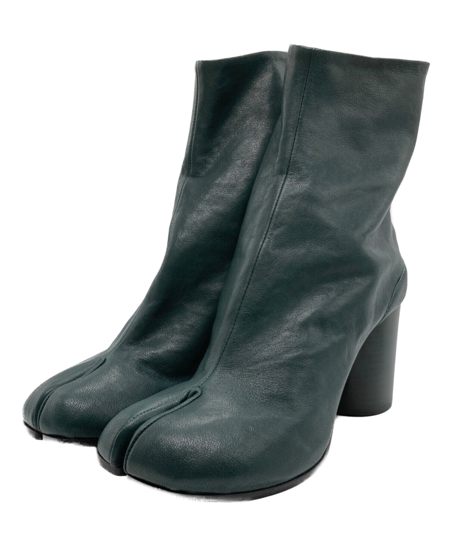 Maison Margiela (メゾンマルジェラ) 22AW 'Tabi' boots 足袋アンクルブーツ グリーン サイズ:38