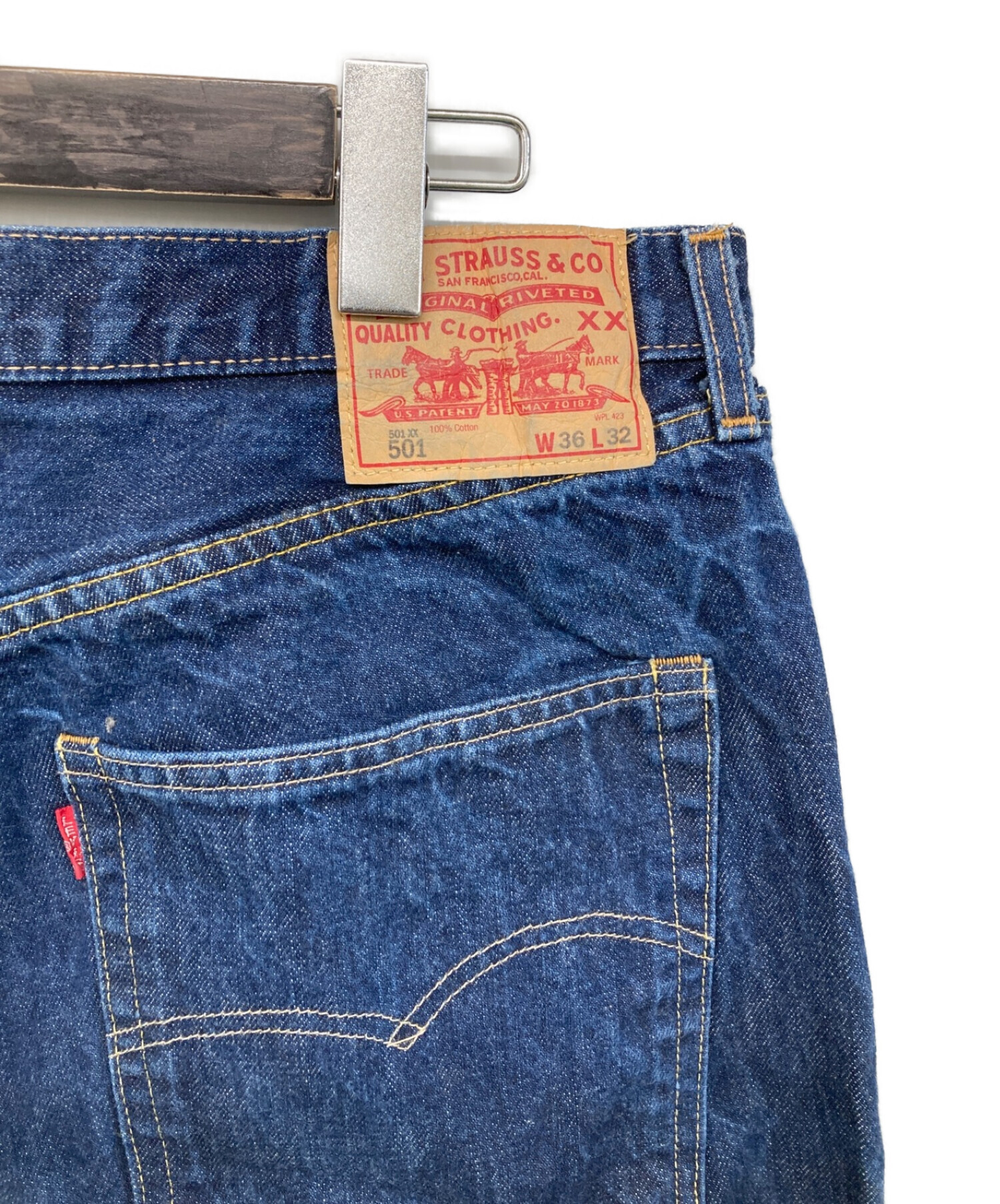 LEVI'S VINTAGE CLOTHING (リーバイスヴィンテージクロージング) 復刻501XXデニムパンツ インディゴ サイズ:W36L32