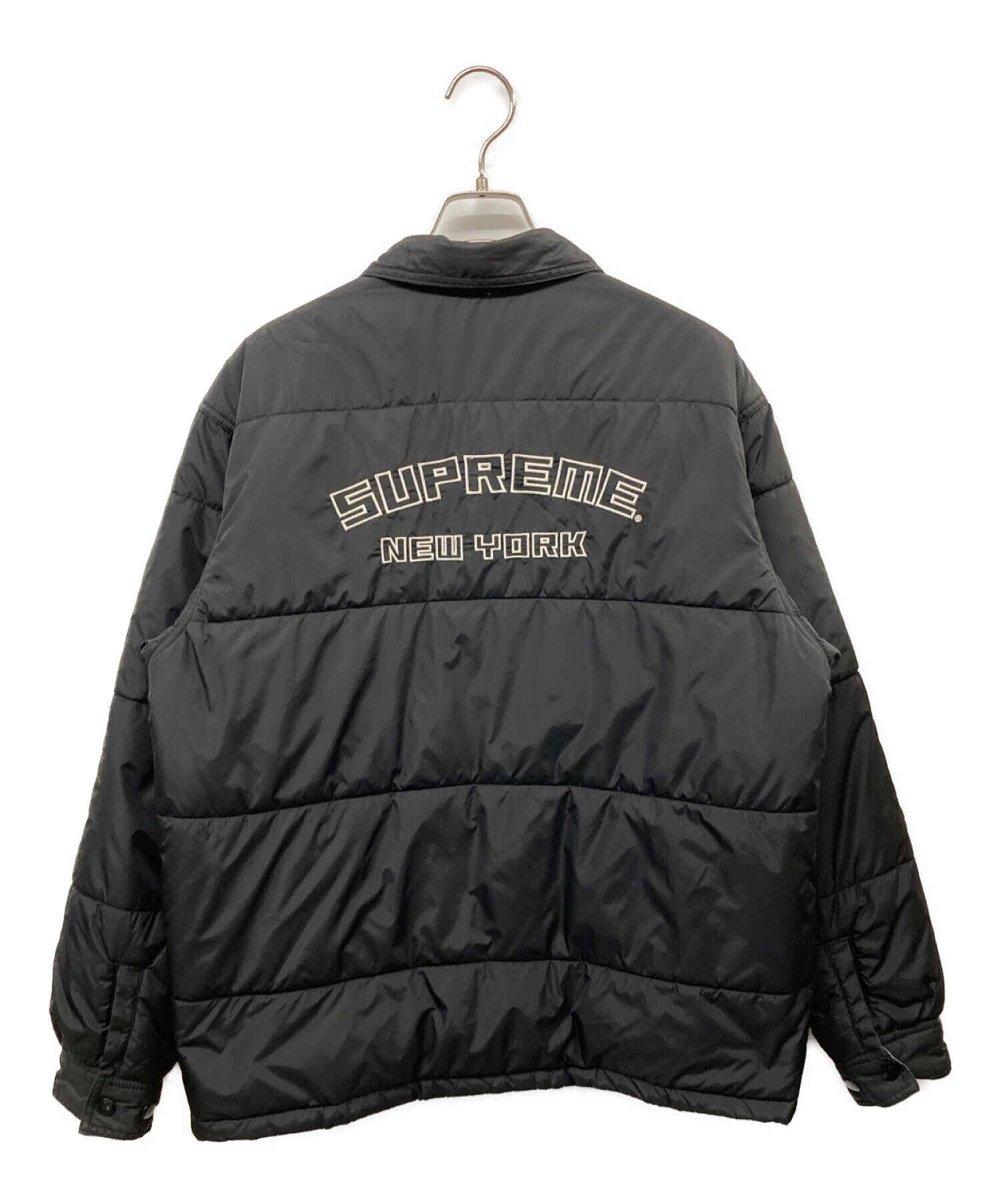Supreme puffy jacket 黒 M