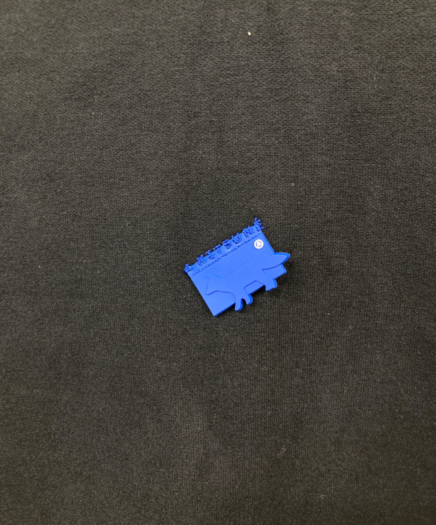 ADER error (アーダーエラー) maison kitsune (メゾンキツネ) blue foxスウェット ブラック サイズ:2