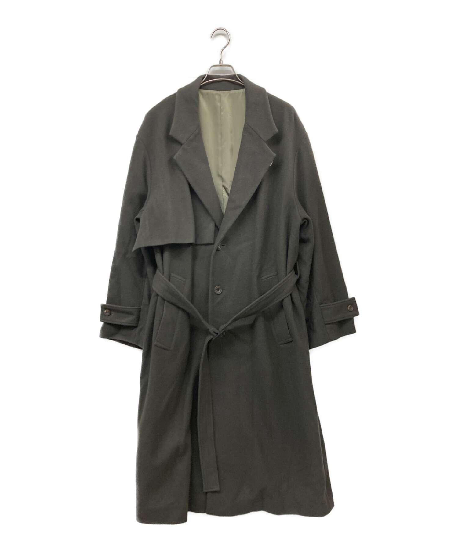 中古・古着通販】stein (シュタイン) LAY CHESTER COAT グレー サイズ