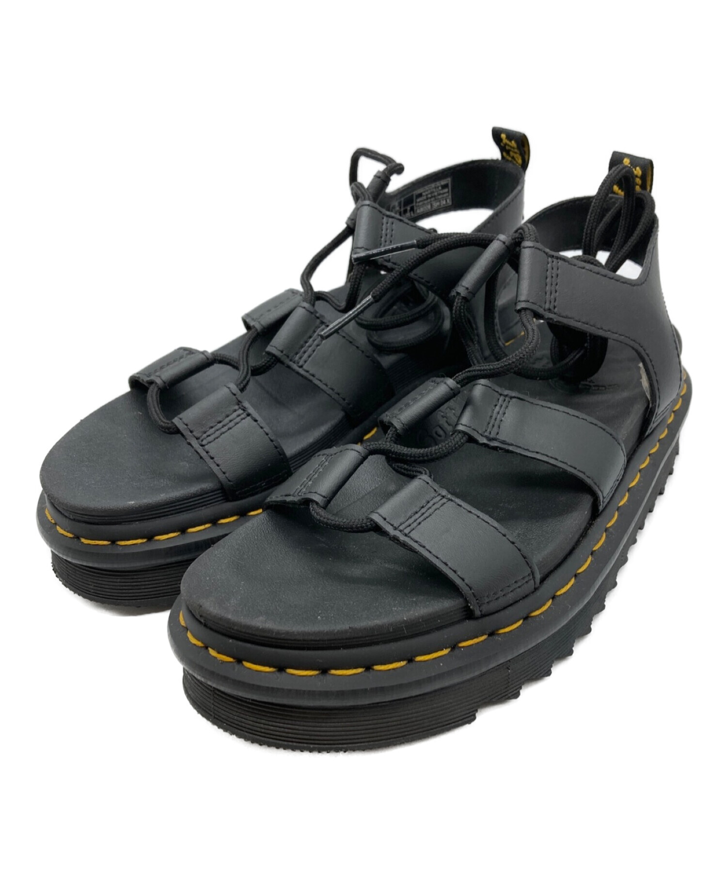 Dr.Martens (ドクターマーチン) ナルティラレースアップサンダル ブラック サイズ:UK4