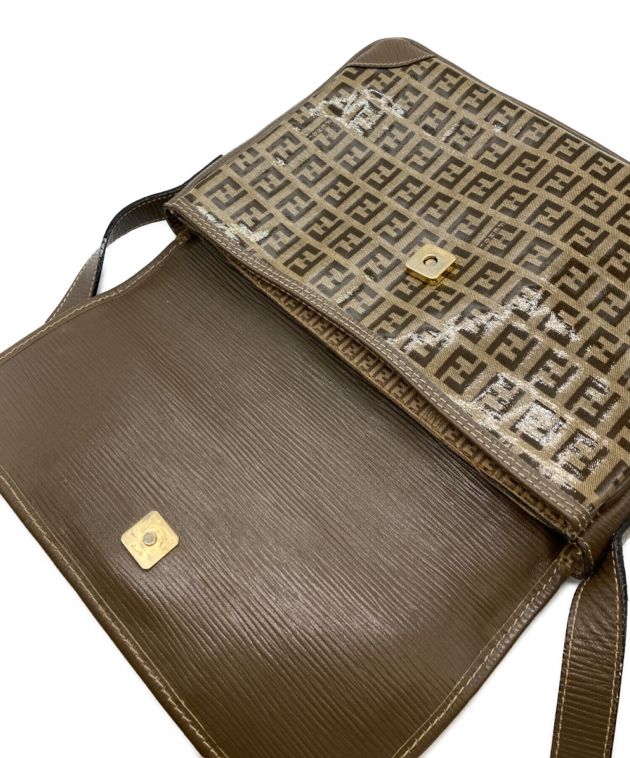 中古・古着通販】FENDI (フェンディ) ズッキーノ柄エナメルショルダー