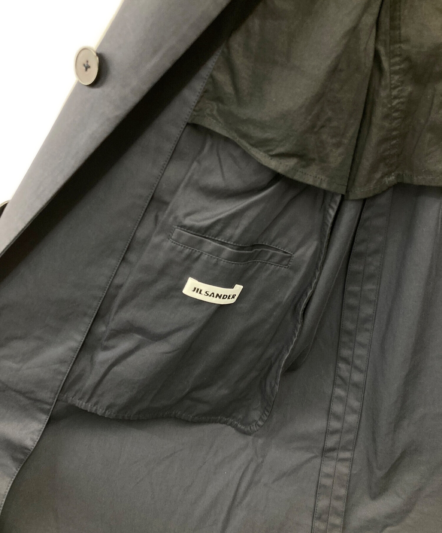 中古・古着通販】JIL SANDER (ジルサンダー) ステンカラーコート