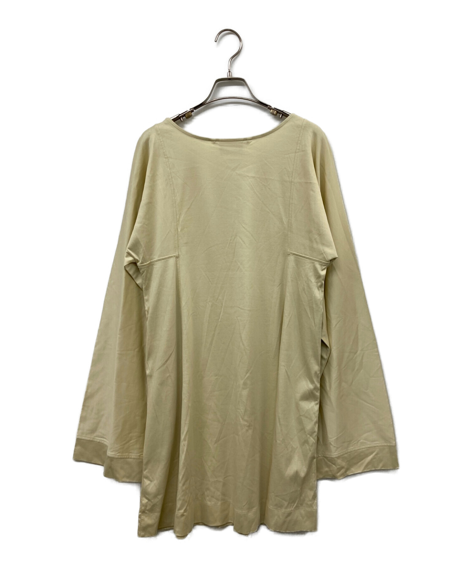 LEMAIRE (ルメール) LONG SLEEVE T-SHIRT DRESS ベージュ サイズ:XS 未使用品