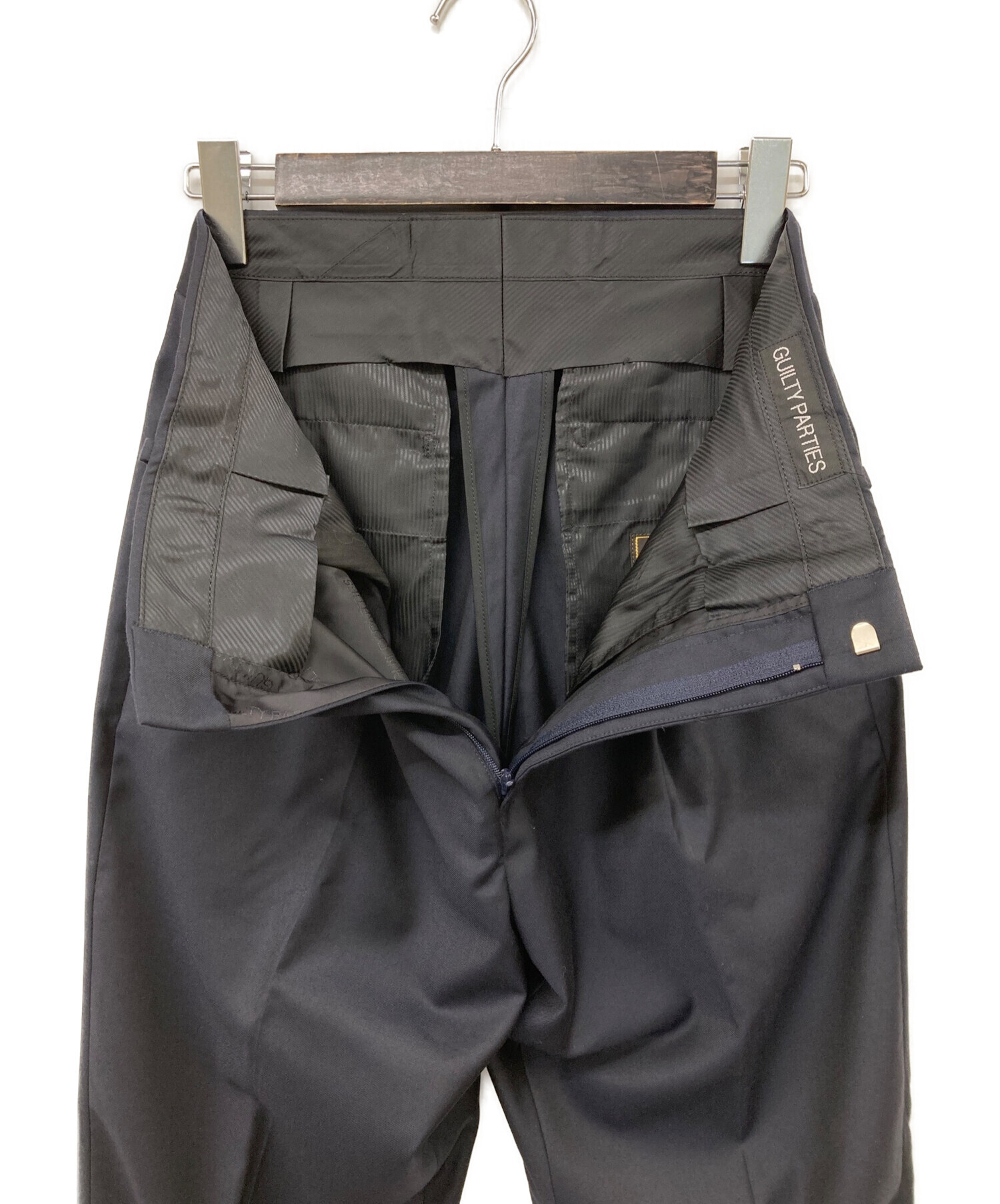 WACKO MARIA (ワコマリア) LORO PIANA (ロロピアーナ) PLEATED TROUSERS ネイビー サイズ:S