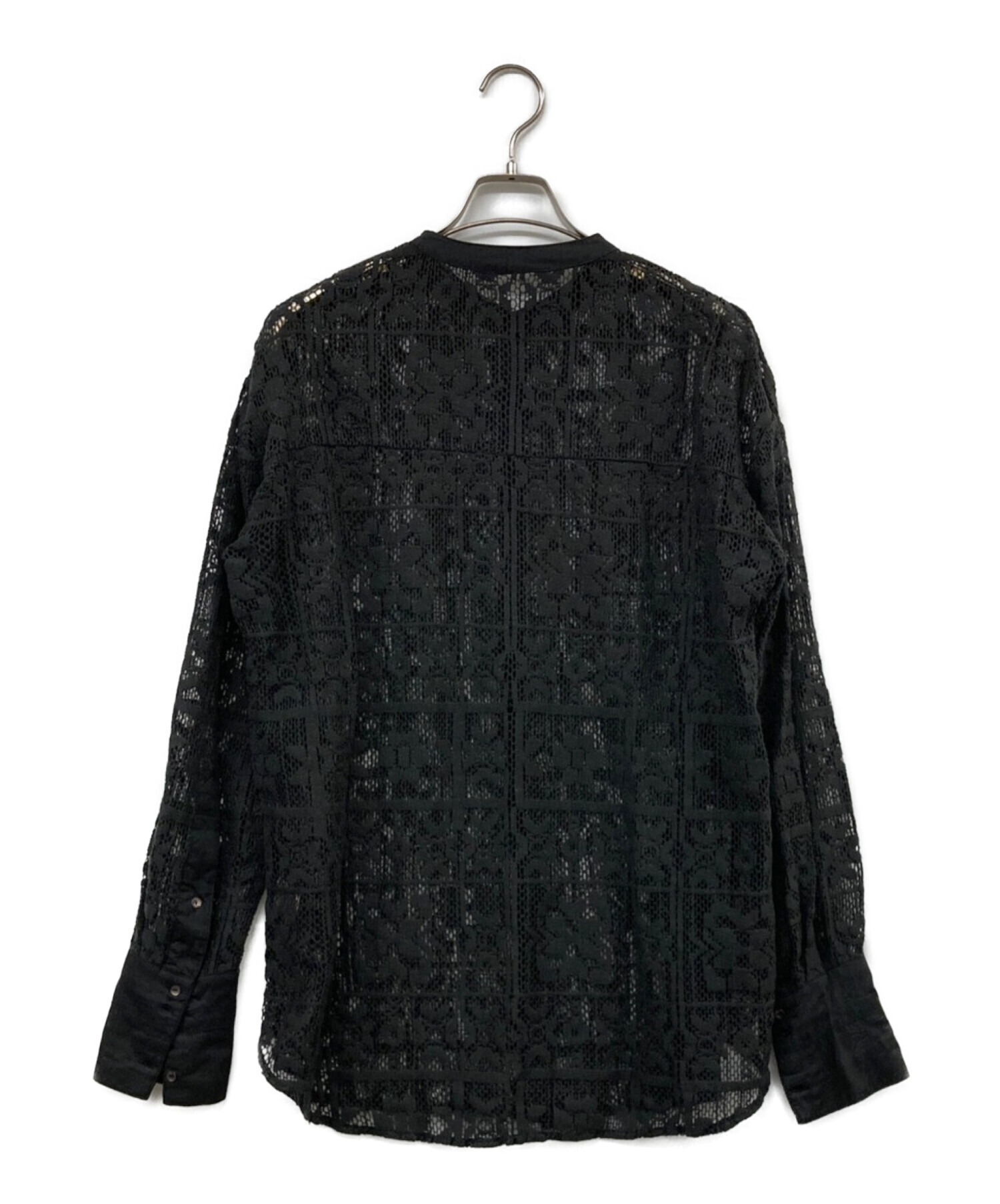 TODAYFUL (トゥデイフル) 22AW Block Lace Shirt ブラック サイズ:F