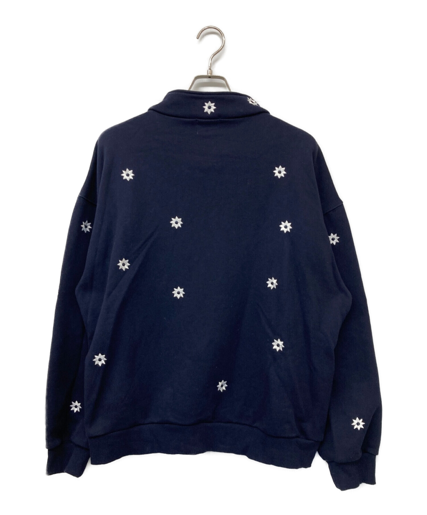 NICK GEAR/ニックギア SP FLOWER HALFZIP SWEAT-