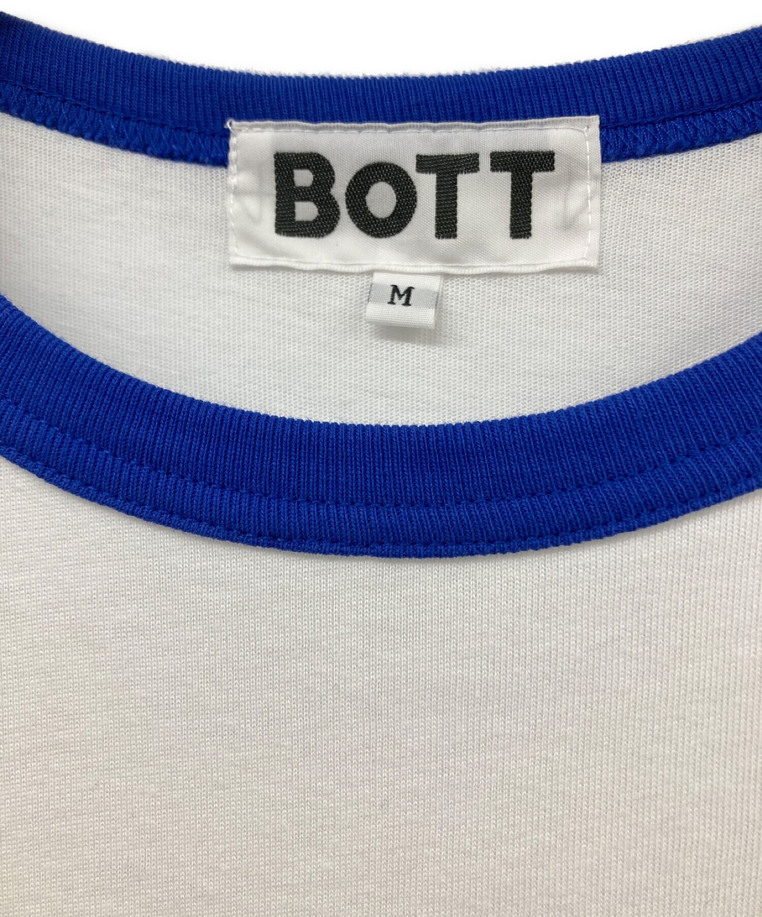 BoTT (ボット) リンガーTシャツ ホワイト サイズ:M