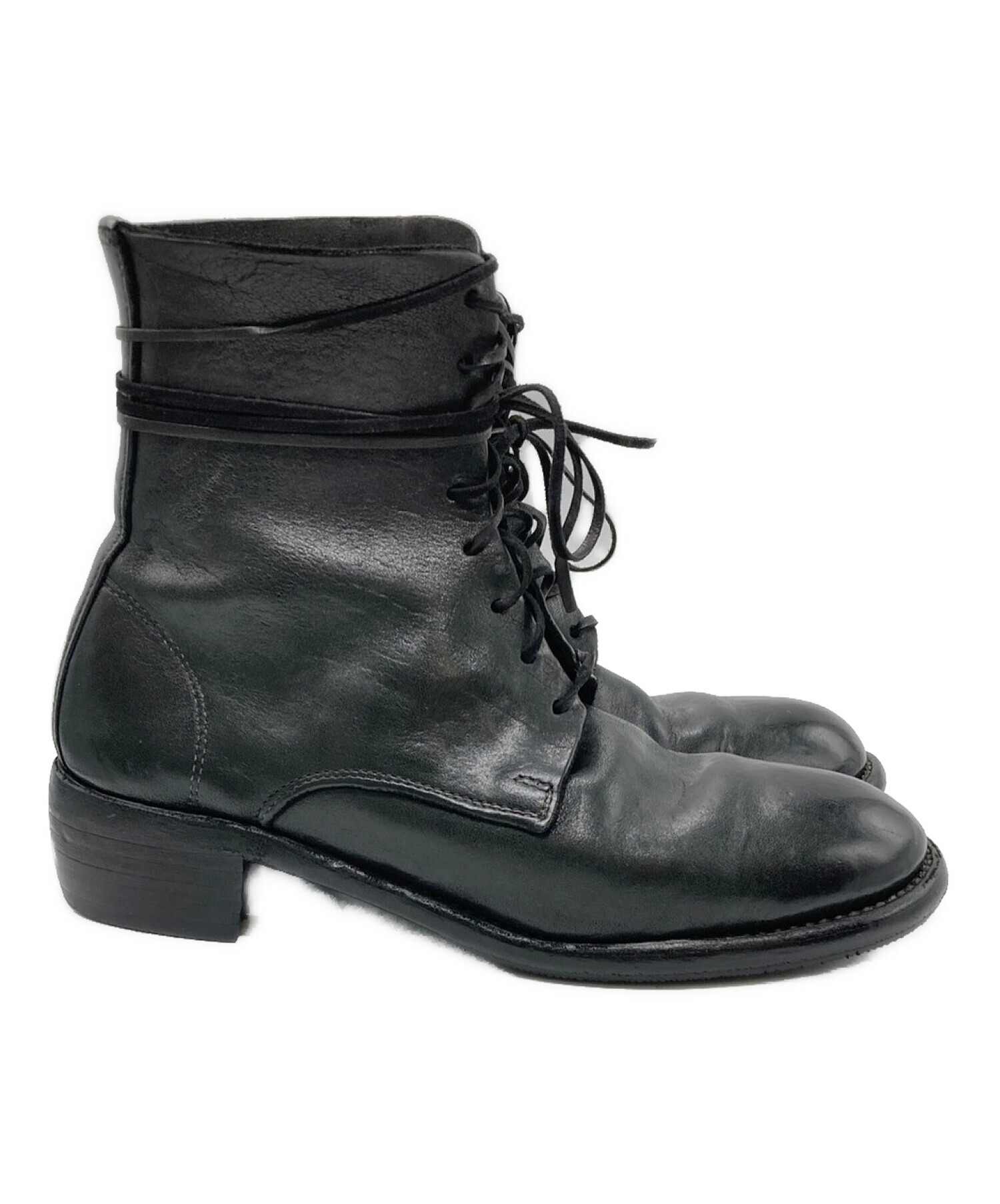 中古・古着通販】GUIDI (グイディ) HORSE FULL GRAIN LACE UP BOOTS