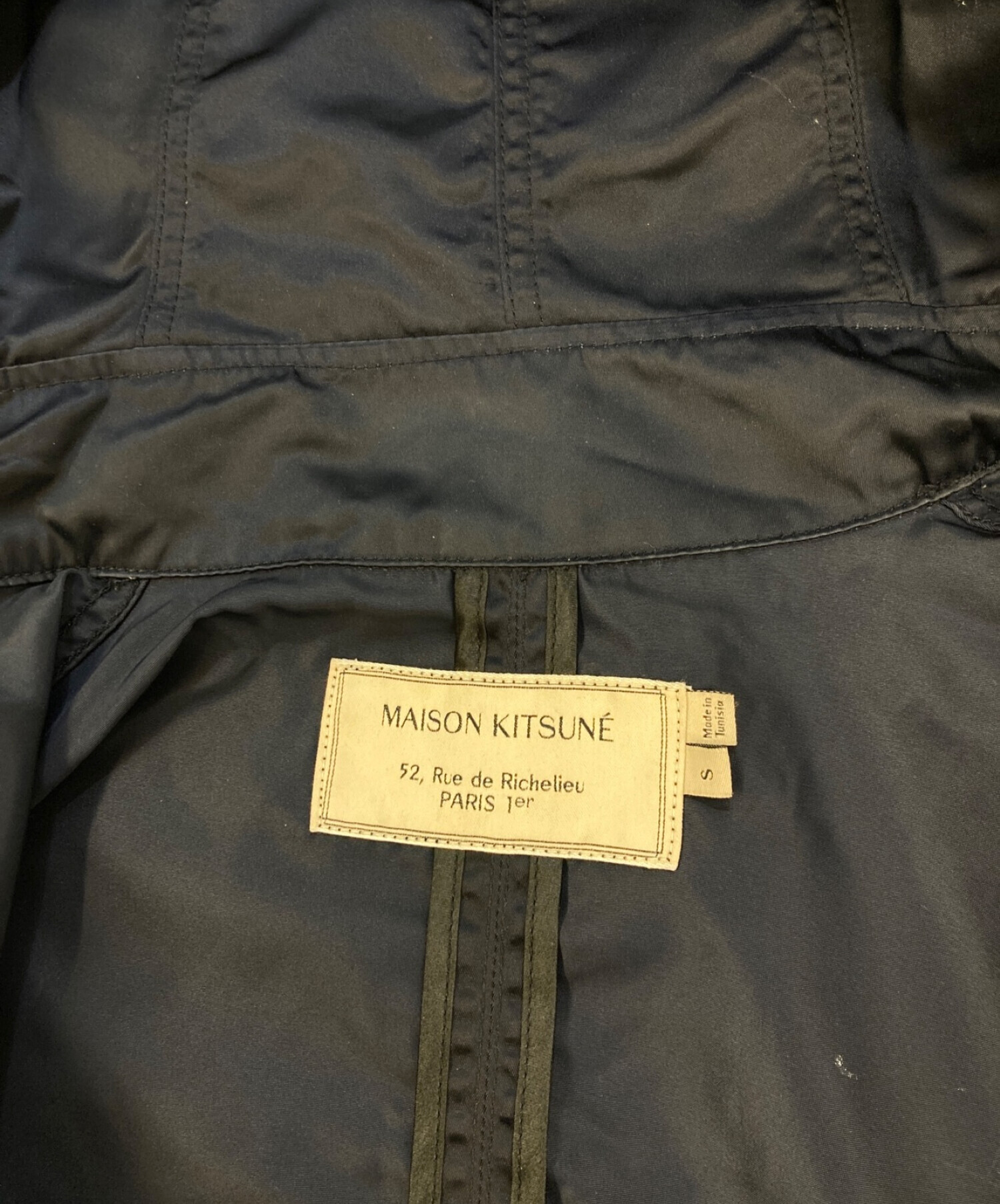 中古・古着通販】MAISON KITSUNE (メゾンキツネ) ナイロンモッズコート