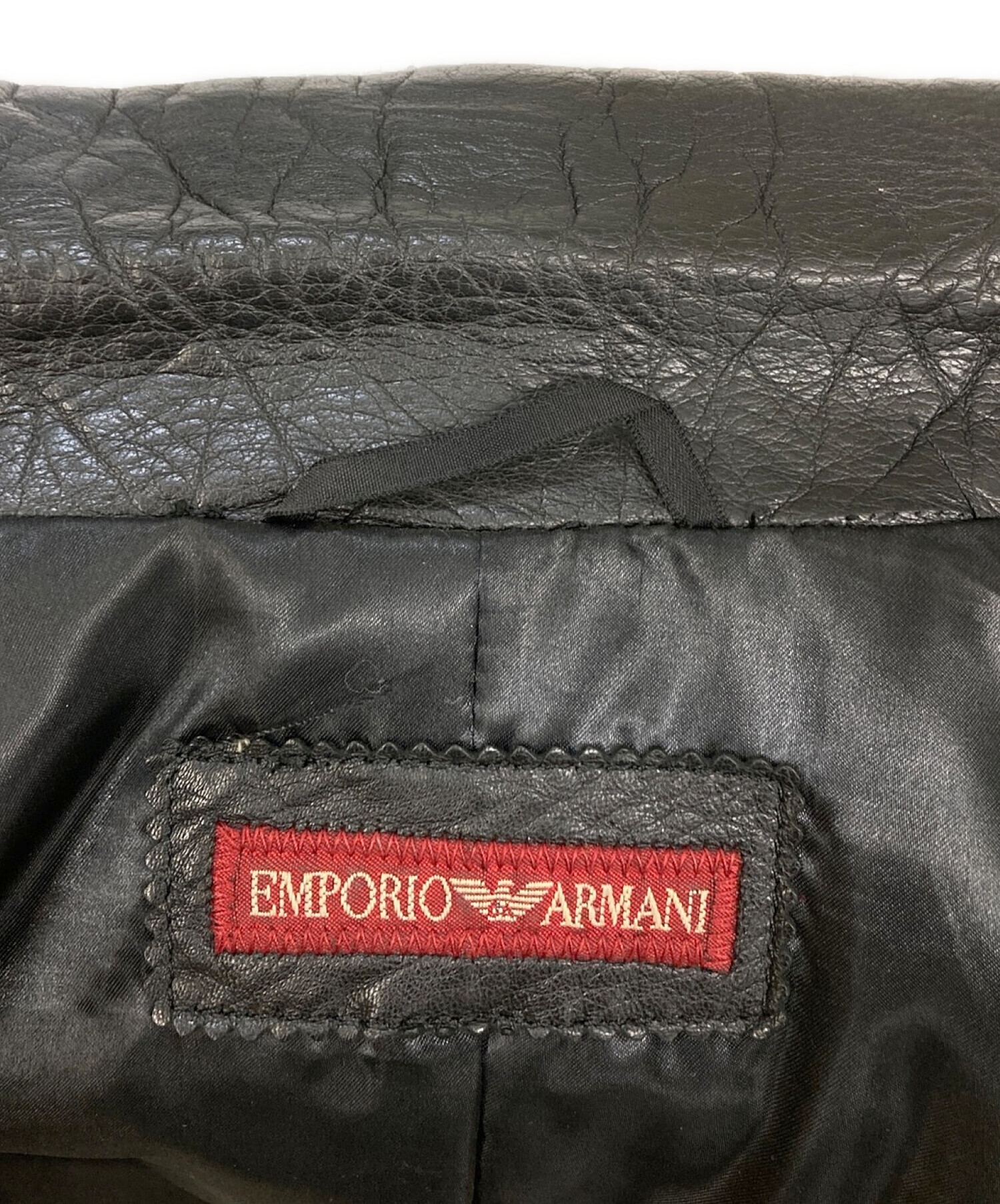 中古・古着通販】EMPORIO ARMANI (エンポリオアルマーニ) レザー