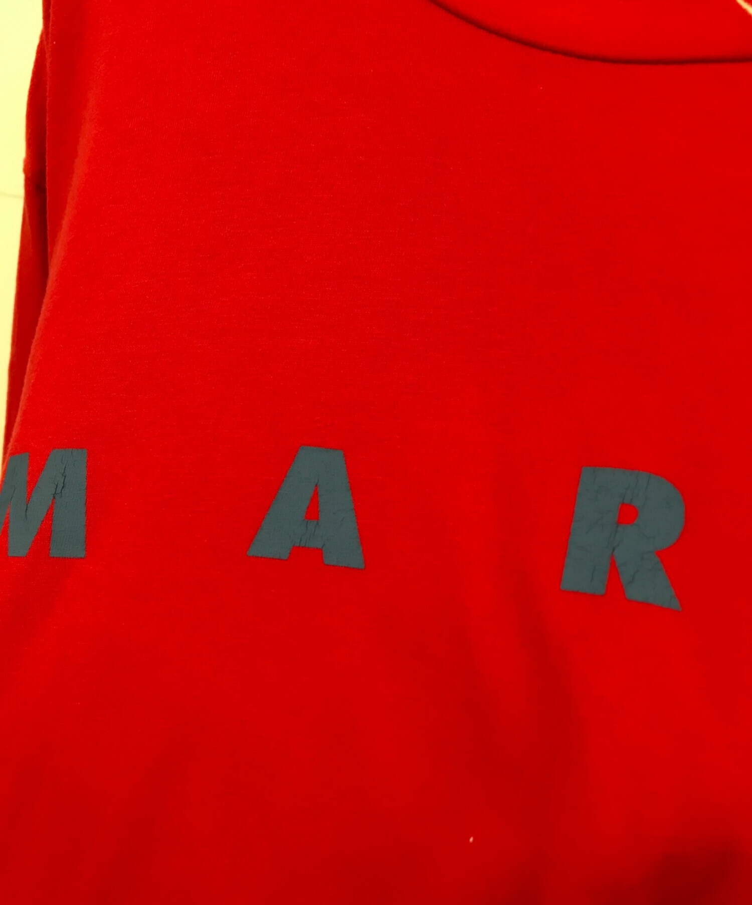 中古・古着通販】MARNI (マルニ) ロゴTシャツ レッド サイズ:46｜ブランド・古着通販 トレファク公式【TREFAC  FASHION】スマホサイト