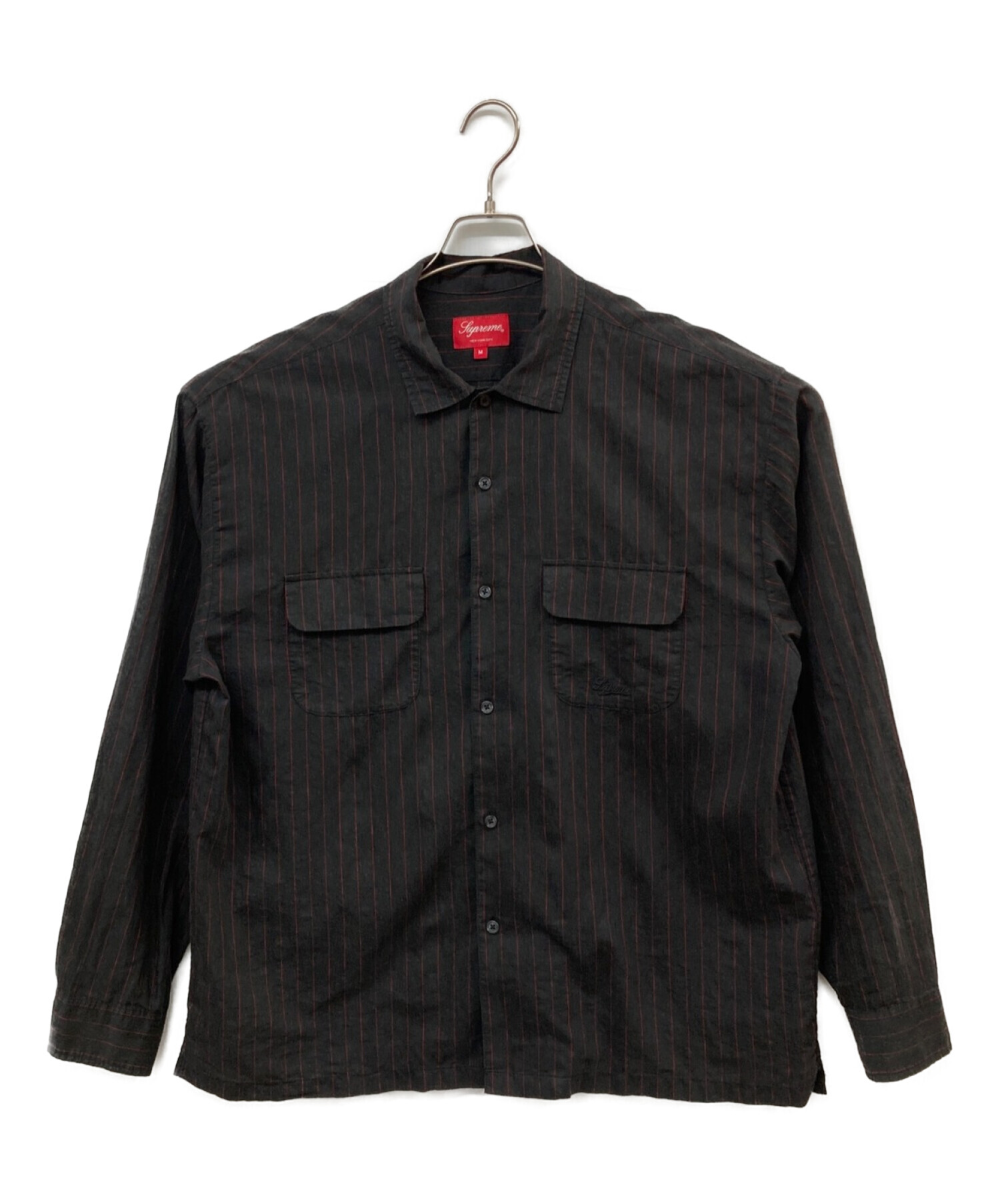 中古・古着通販】SUPREME (シュプリーム) Pinstripe Linen Shirt