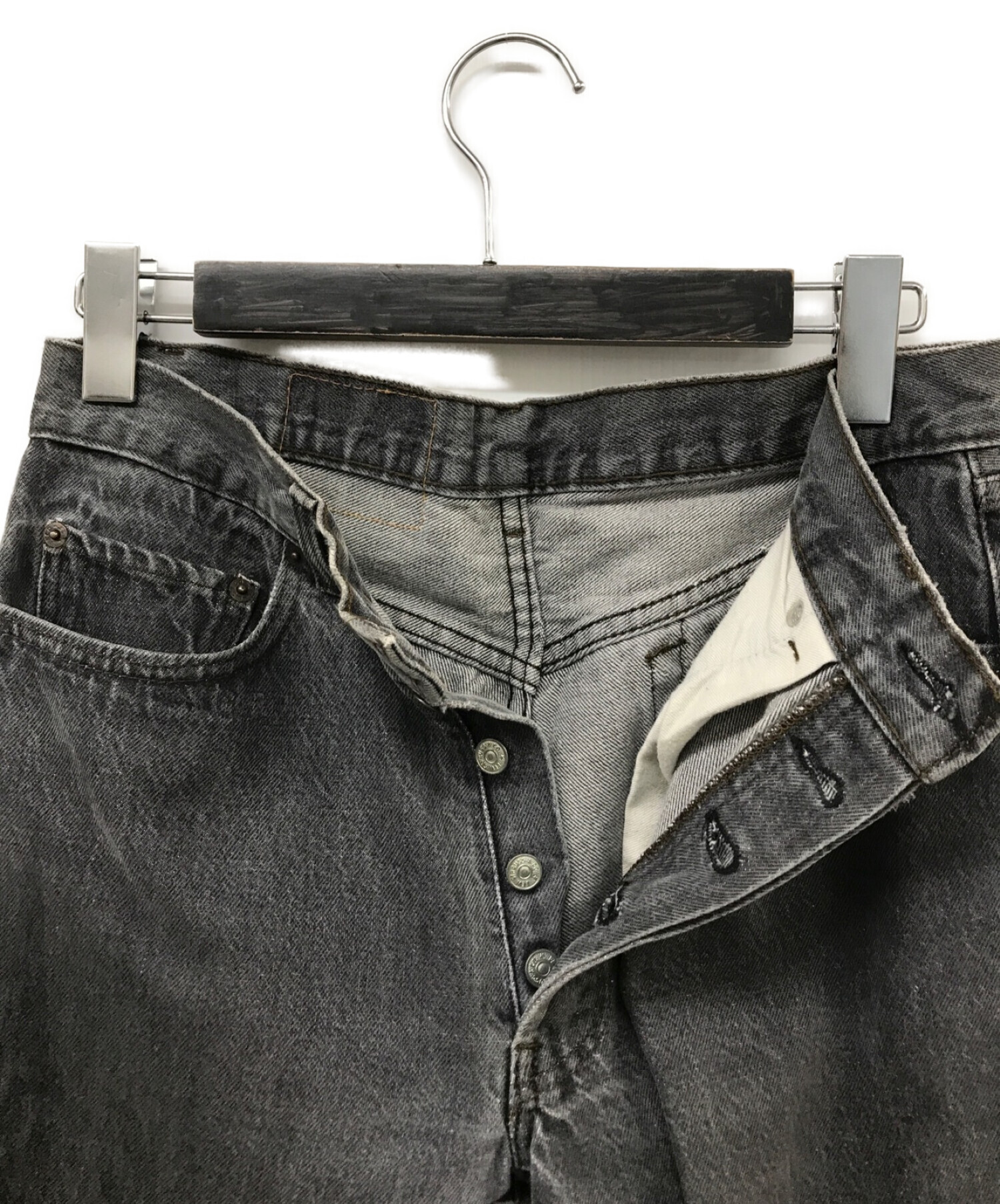 中古・古着通販】LEVI'S (リーバイス) 80's 先染めブラックデニム