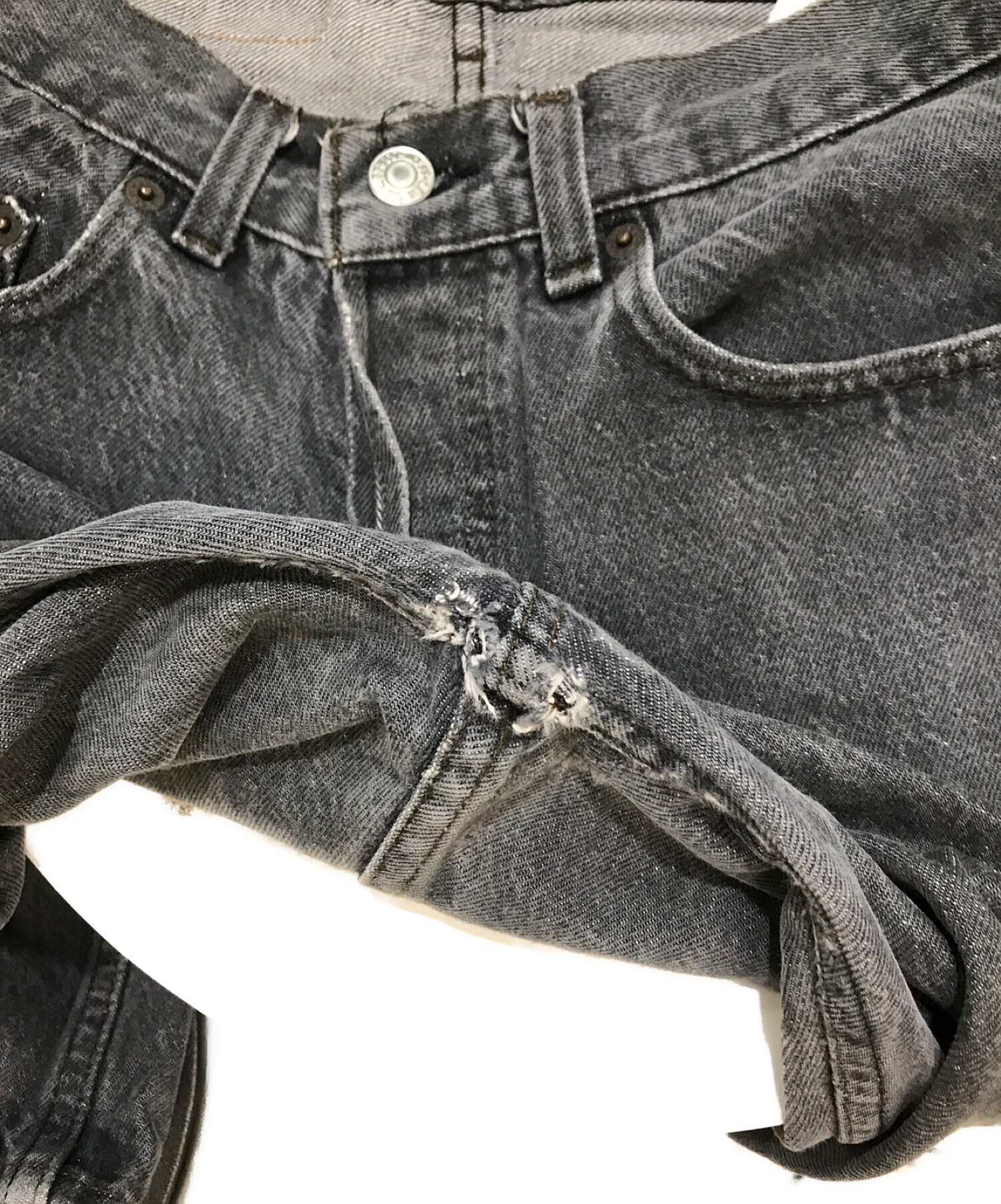 中古・古着通販】LEVI'S (リーバイス) 80's 先染めブラックデニム