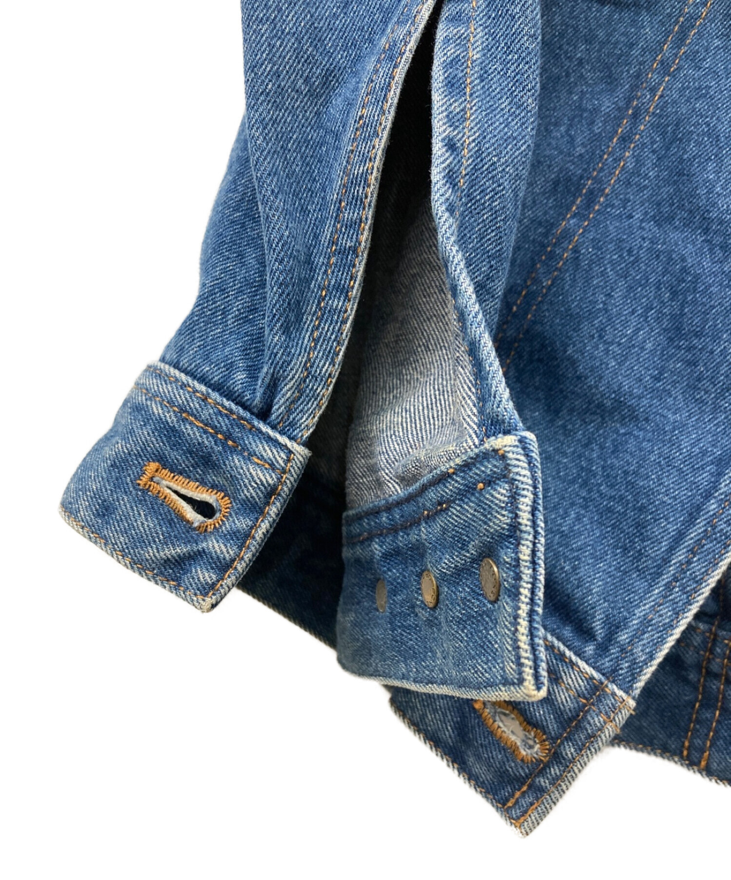 Y. PROJECT (ワイプロジェクト) オーバーサイズデザインデニムジャケット ブルー サイズ:XS