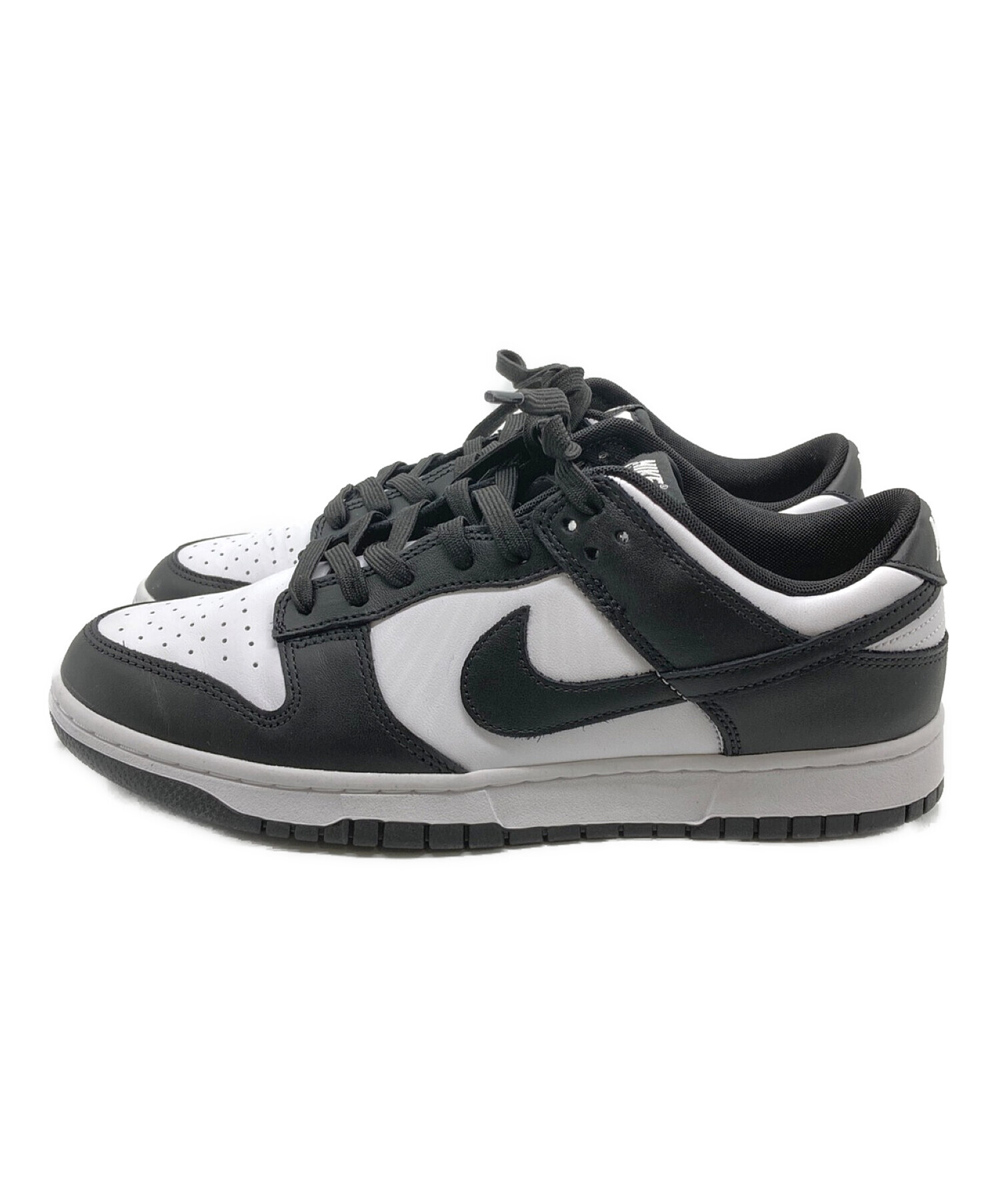 NIKE (ナイキ) Dunk Low Retro　ダンク ロゥ スニーカー ホワイト×ブラック サイズ:28