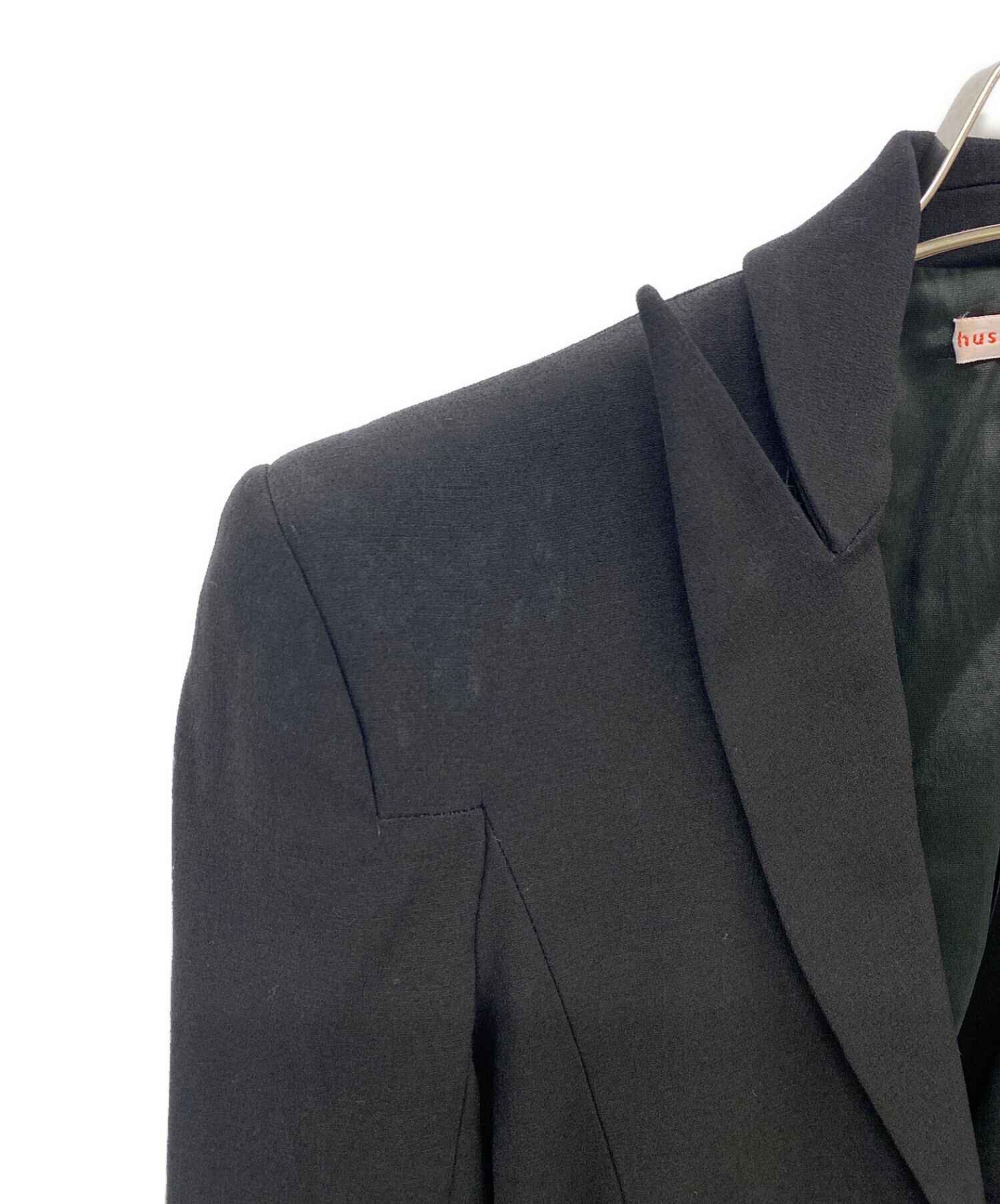 Hussein Chalayan (フセインチャラヤン) 変形デザインジャケット テーラードジャケット ブラック サイズ:XS