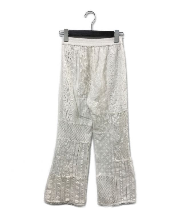 TODAYFUL (トゥデイフル) Patchwork Lace Pants パッチワークレースパンツ ホワイト サイズ:36