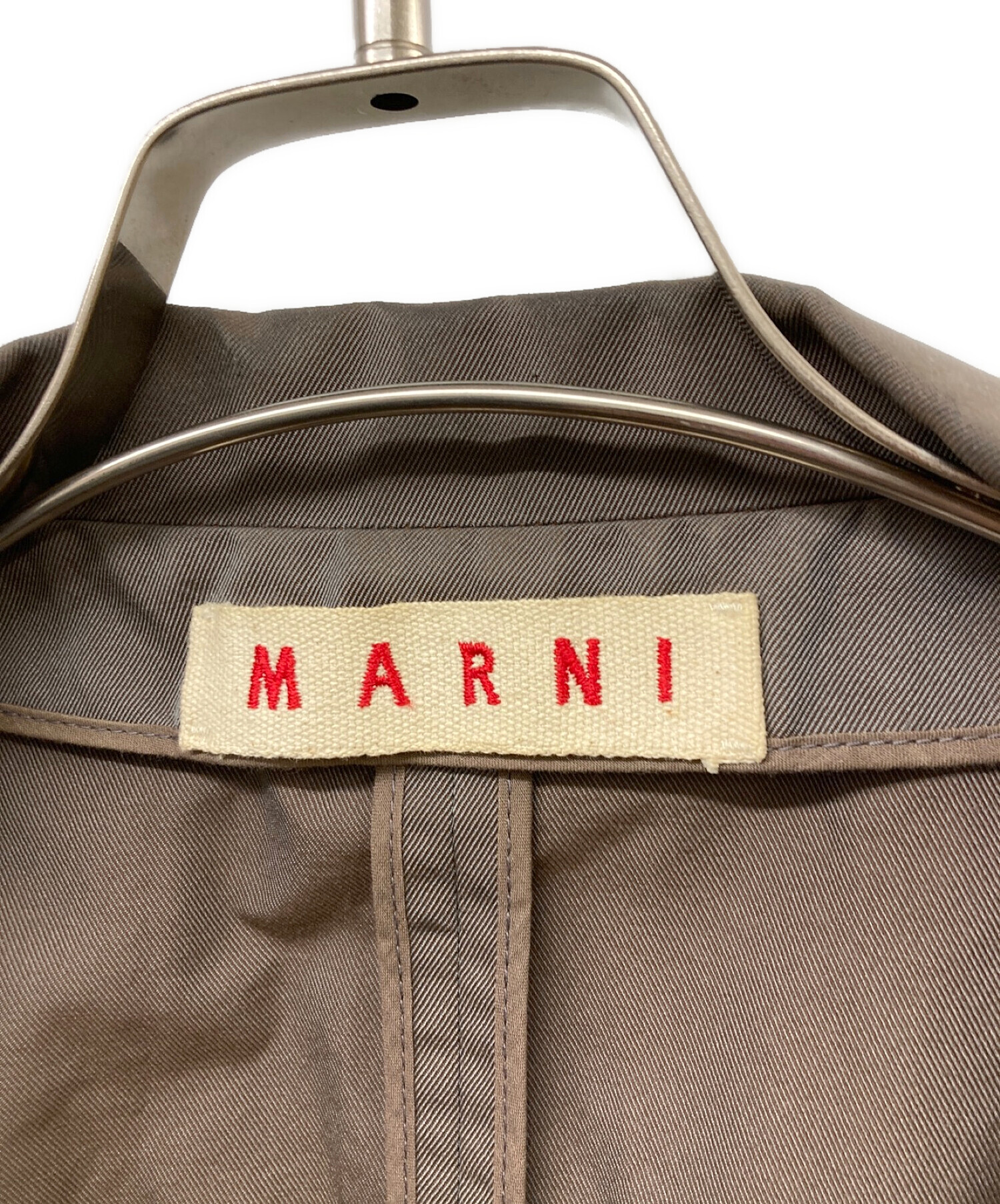 中古・古着通販】MARNI (マルニ) ショート丈ジャケット ブラウン