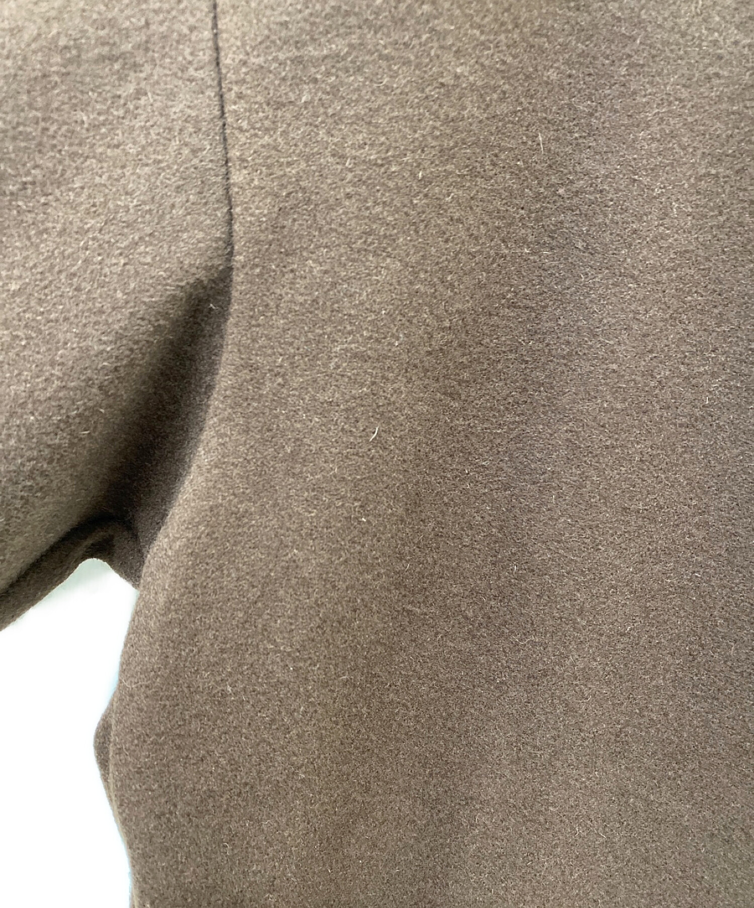 Name. (ネーム) MELTON CARDIGAN メルトンオーバーサイズカーディガン ブラウン サイズ:1