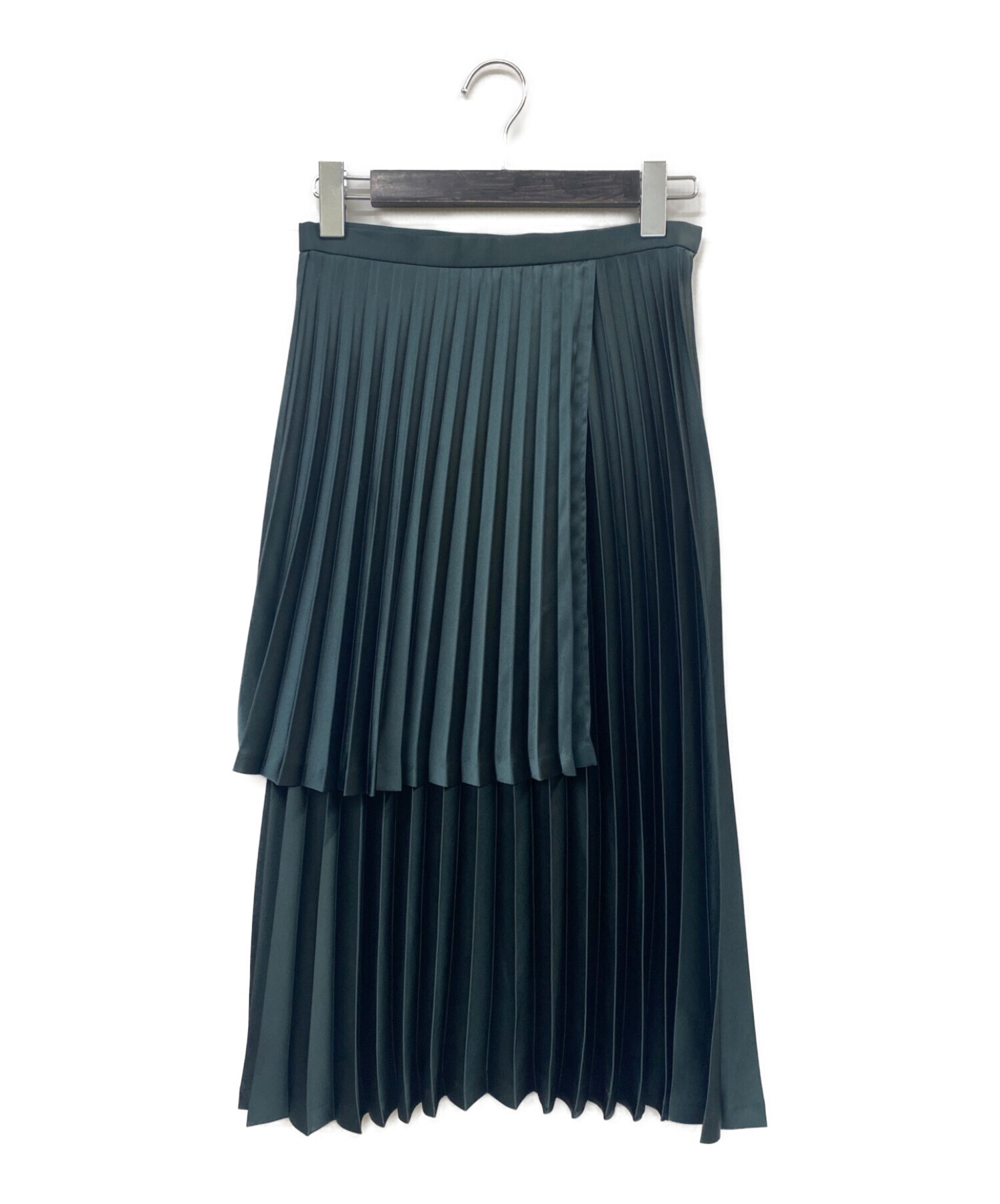 noir kei ninomiyaプリーツレイヤードスカートサイズS - ひざ丈スカート
