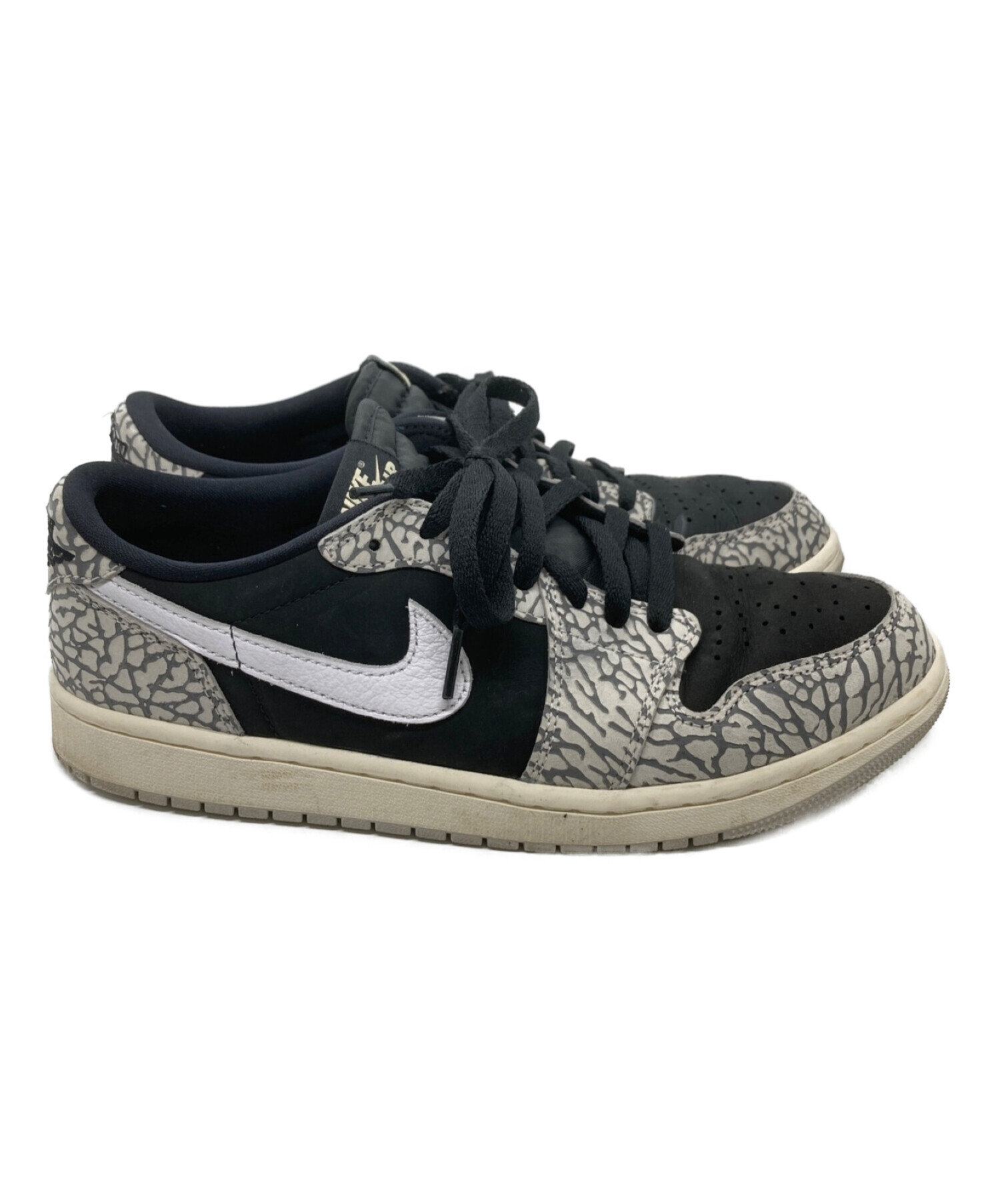 中古・古着通販】NIKE (ナイキ) Air Jordan 1 Retro Low Black Cement