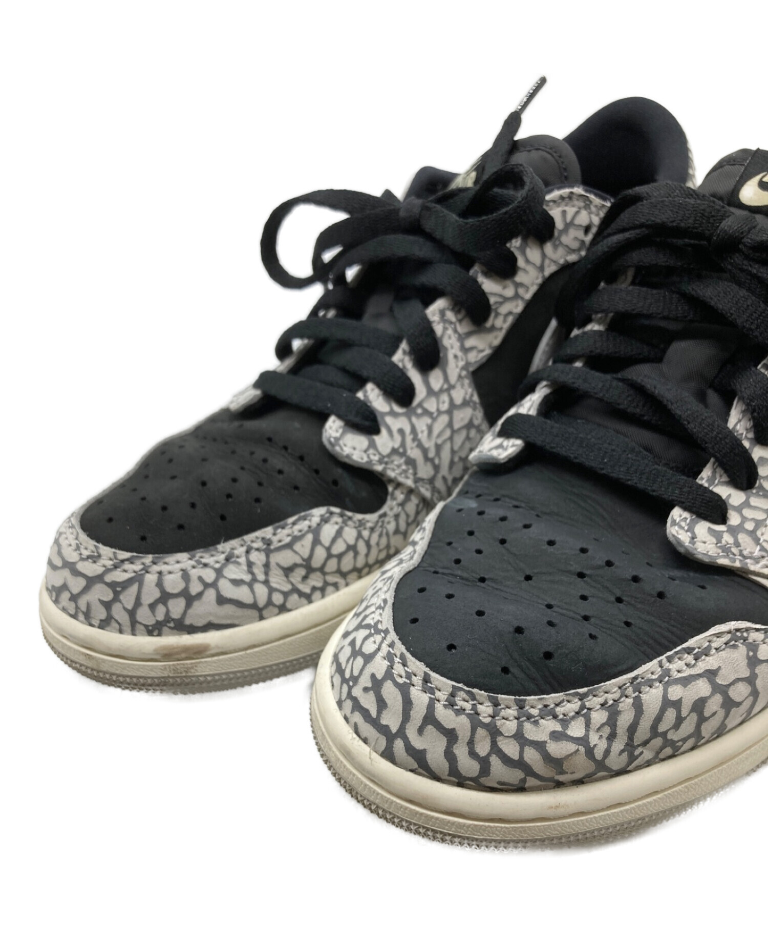 中古・古着通販】NIKE (ナイキ) Air Jordan 1 Retro Low Black Cement