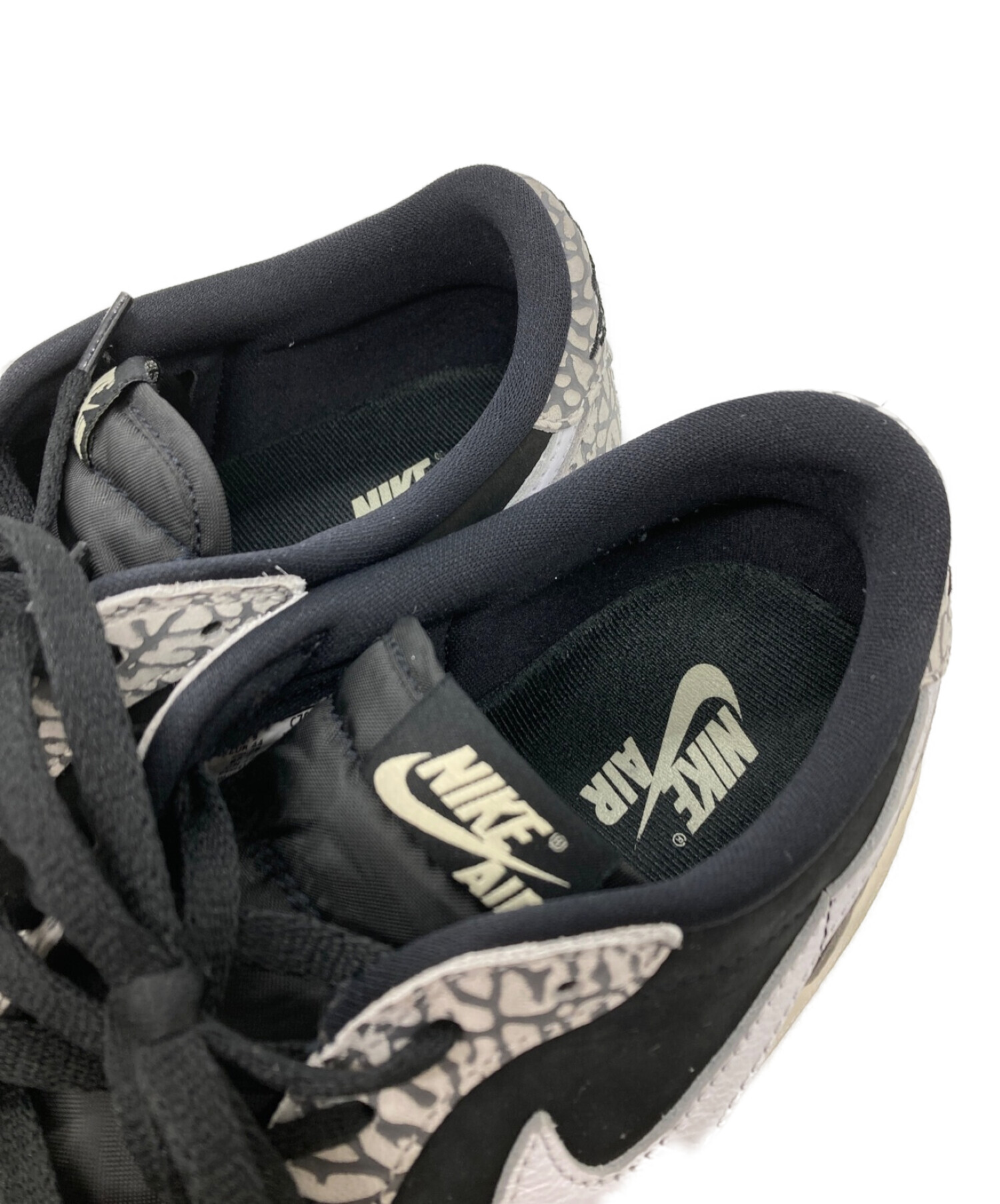 中古・古着通販】NIKE (ナイキ) Air Jordan 1 Retro Low Black Cement