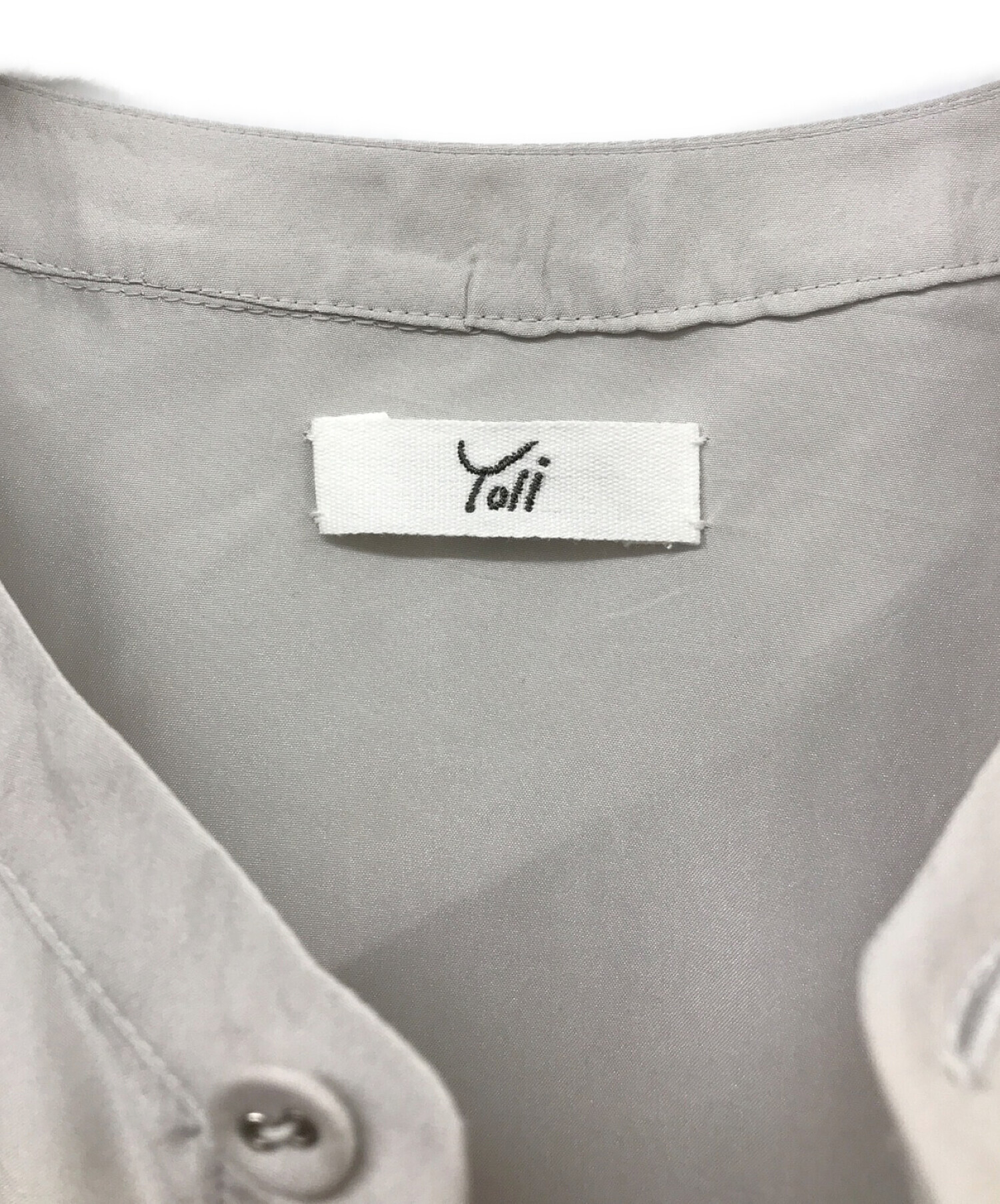 中古・古着通販】yoli (ヨリ) Silk tunic ワンピース グレー サイズ:FREE｜ブランド・古着通販 トレファク公式【TREFAC  FASHION】スマホサイト