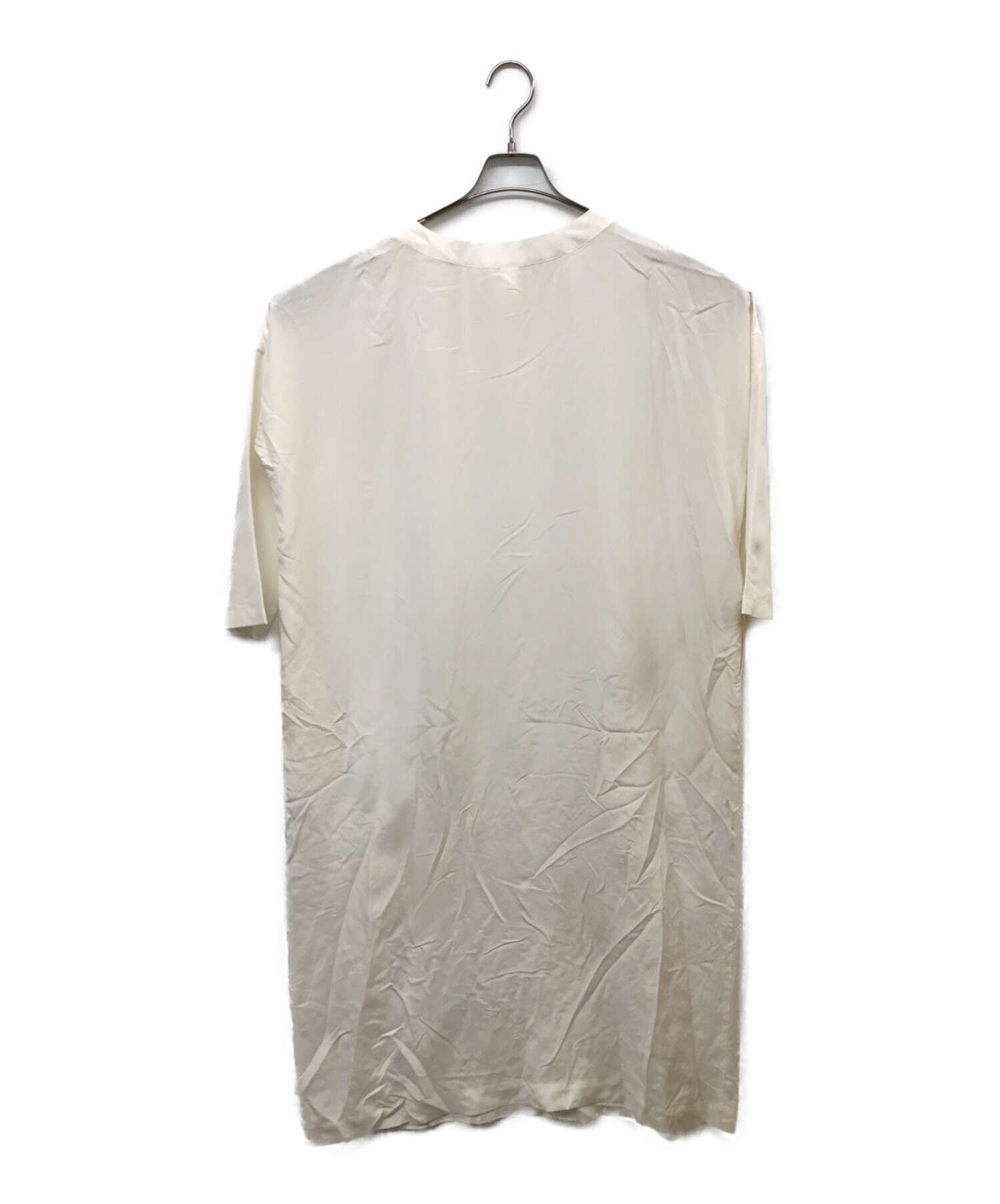 中古・古着通販】yoli (ヨリ) Silk long onepiece ベージュ サイズ