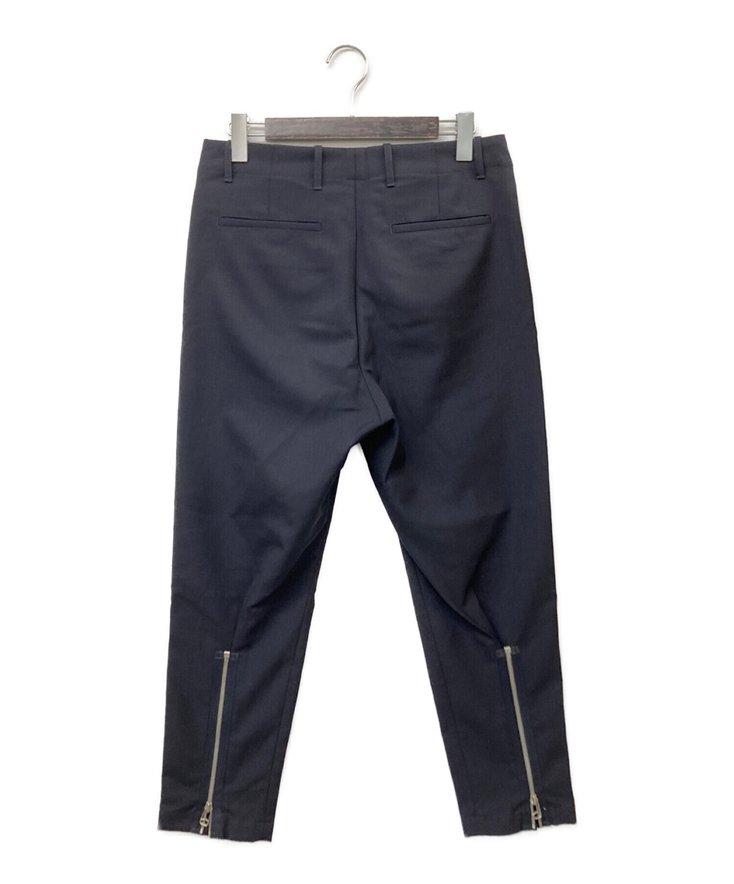 OAMC (オーエーエムシー) Cropped Zip Trousers ネイビー サイズ:30