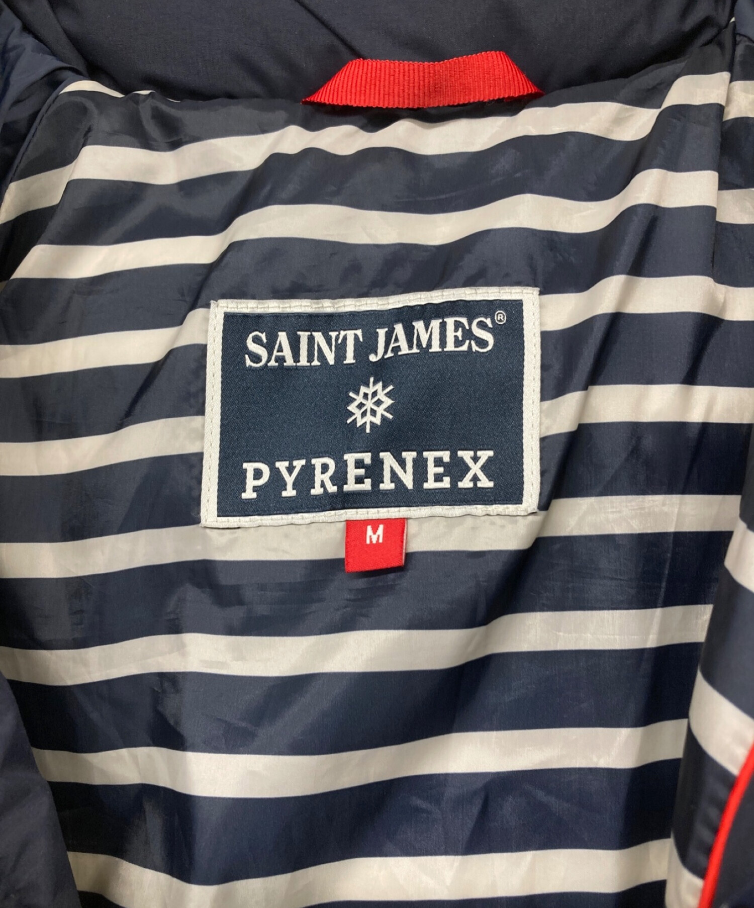 Pyrenex (ピレネックス) SAINT JAMES (セントジェームス) 別注ダウンジャケット ネイビー サイズ:Ｍ