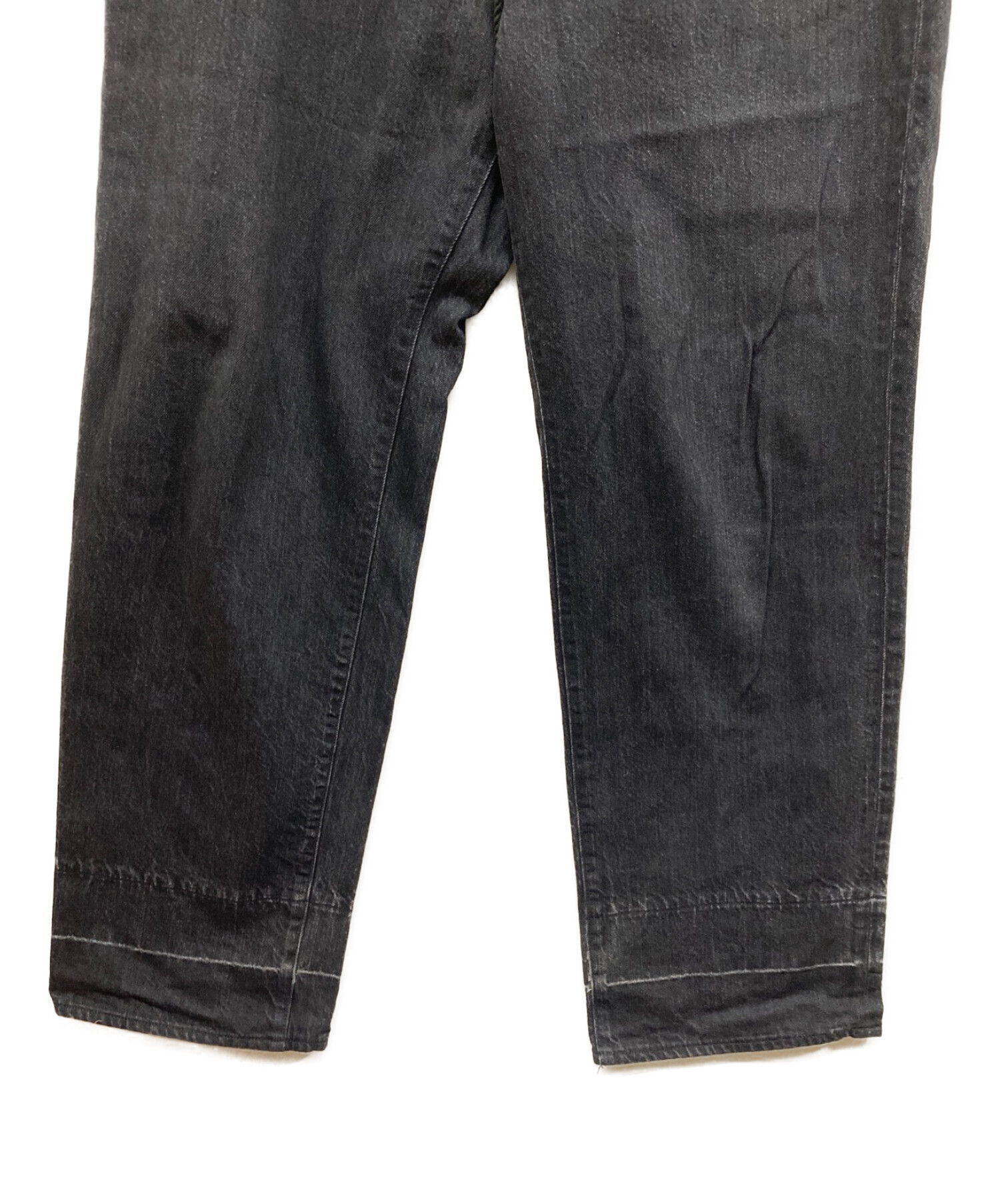 UNUSED (アンユーズド) 12.5oz easy denim pants　UW0961 ブラック サイズ:3